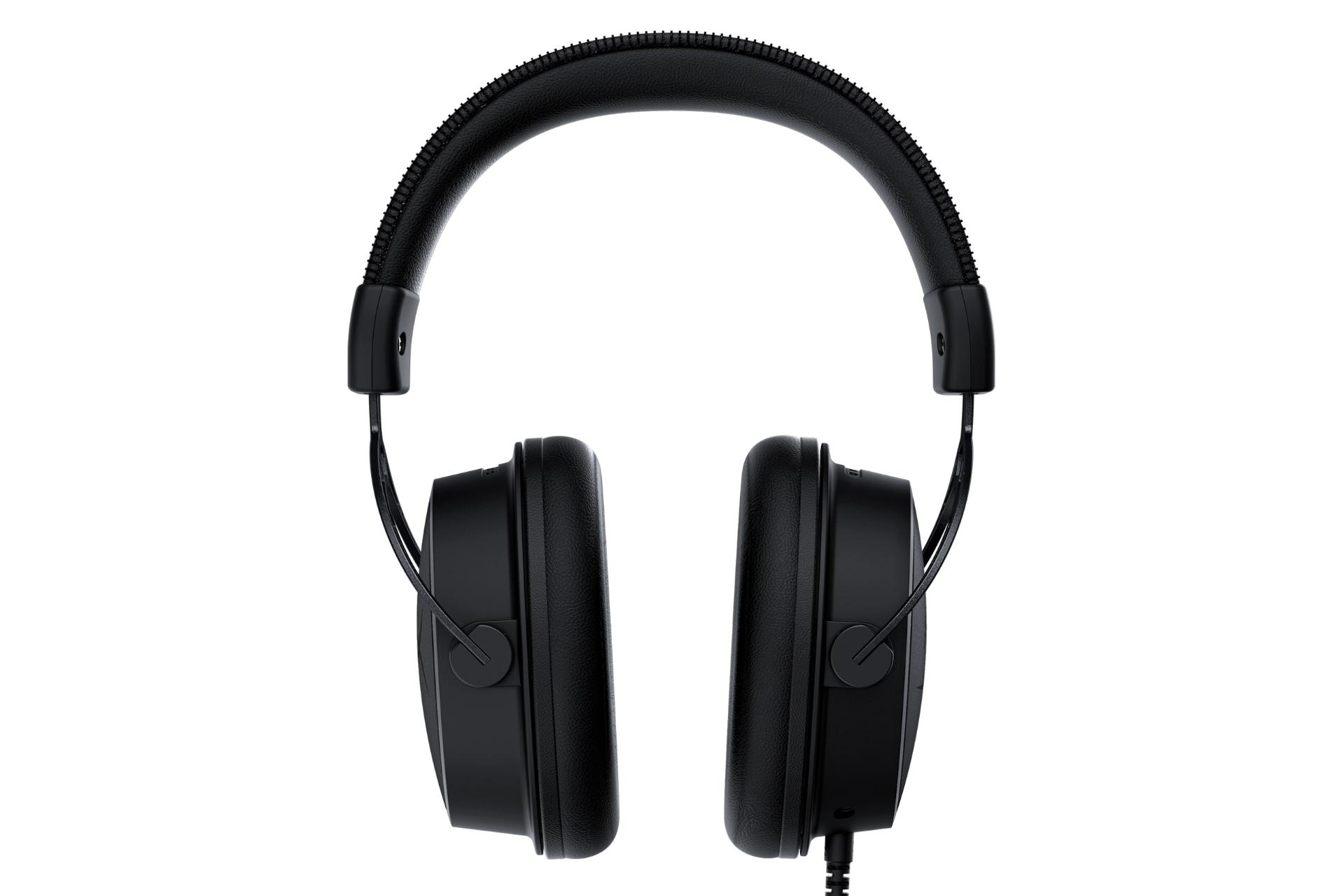 نمای روبرو هدست گیمینگ هایپر ایکس HyperX Cloud Alpha مشکی