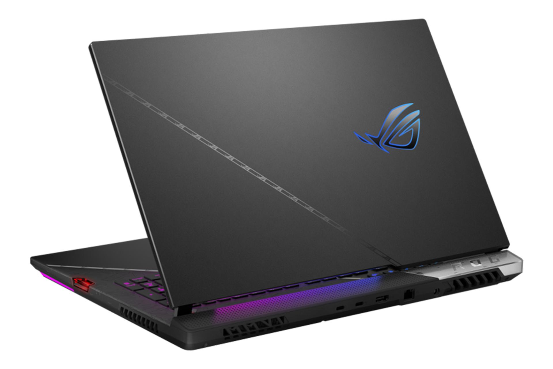 نمای نیمرخ پشت لپ تاپ ایسوس ROG Strix Scar 17 G733ZW