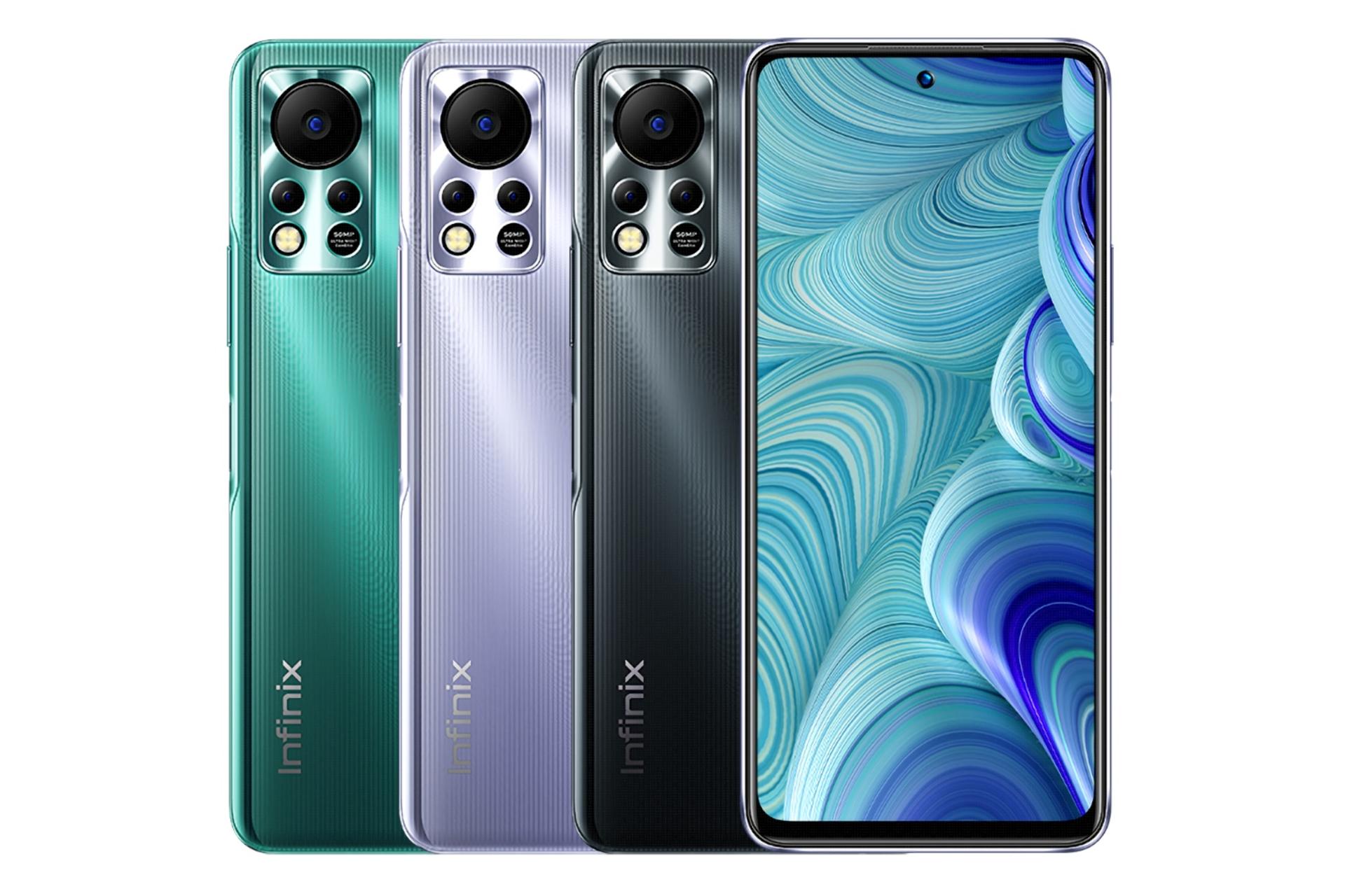 رنگ های مختلف Infinix Hot 11s NFC / گوشی موبایل Hot 11s اینفینیکس نسخه NFC