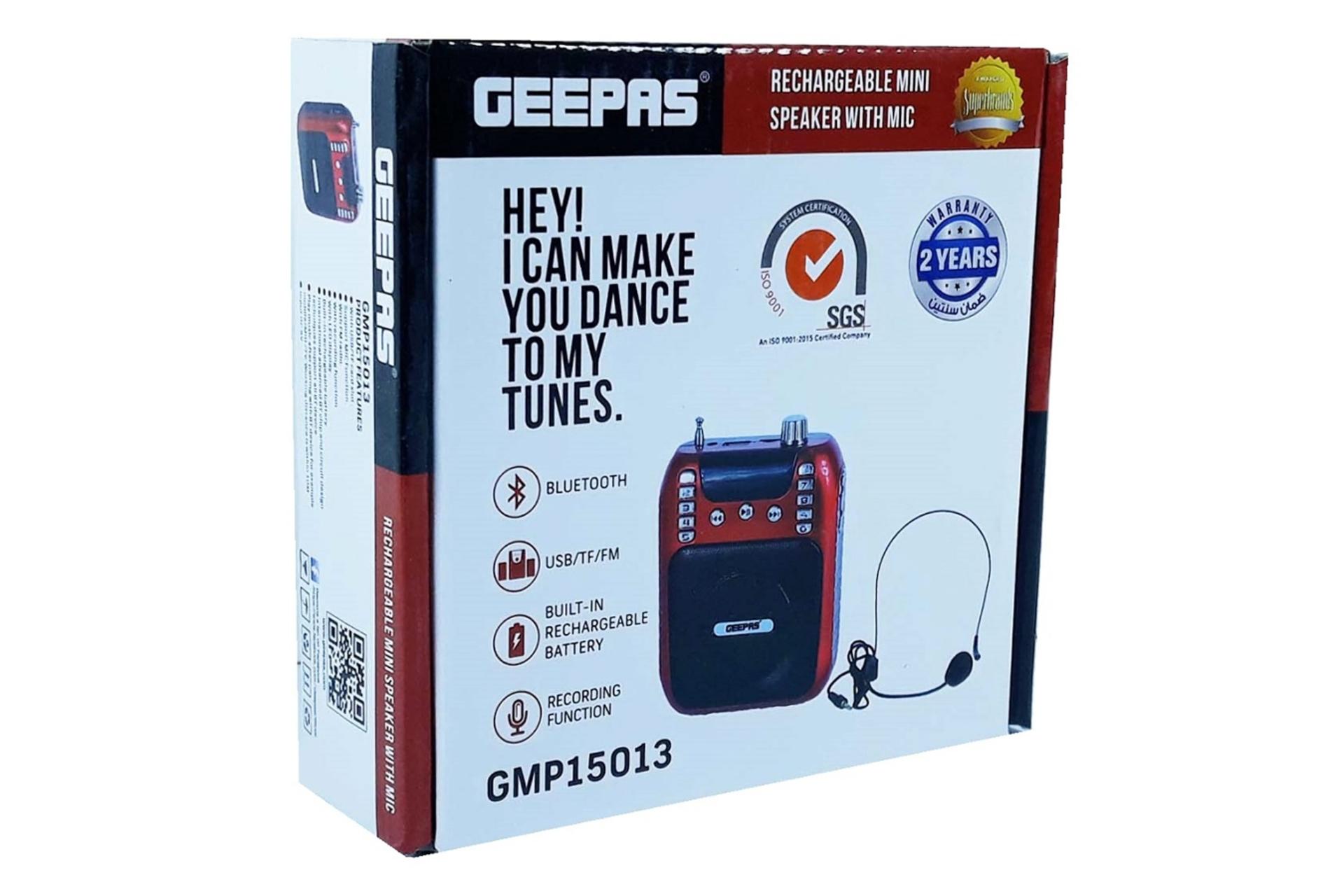 جعبه اسپیکر جی پاس GEEPAS GMP15013