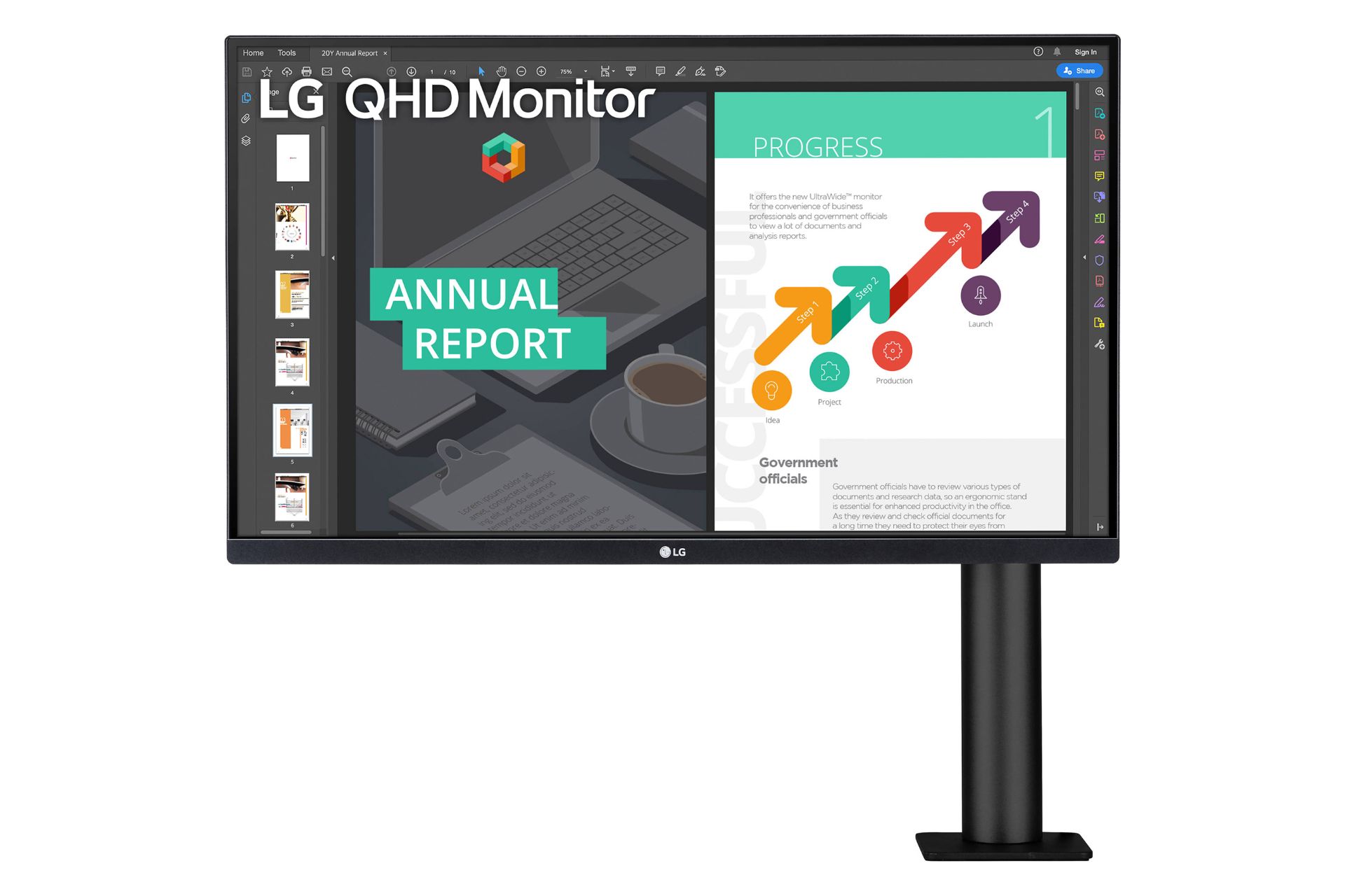 مانیتور ال جی 27 اینچ مدل 27QN880