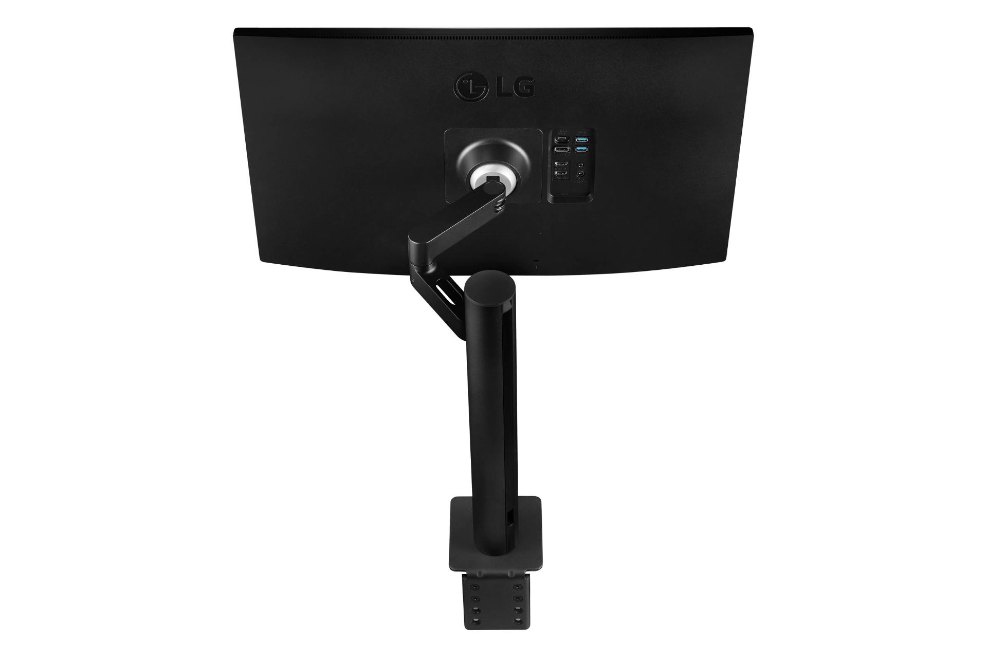 نمای پشت مانیتور ال جی 27 اینچ مدل 27QN880
