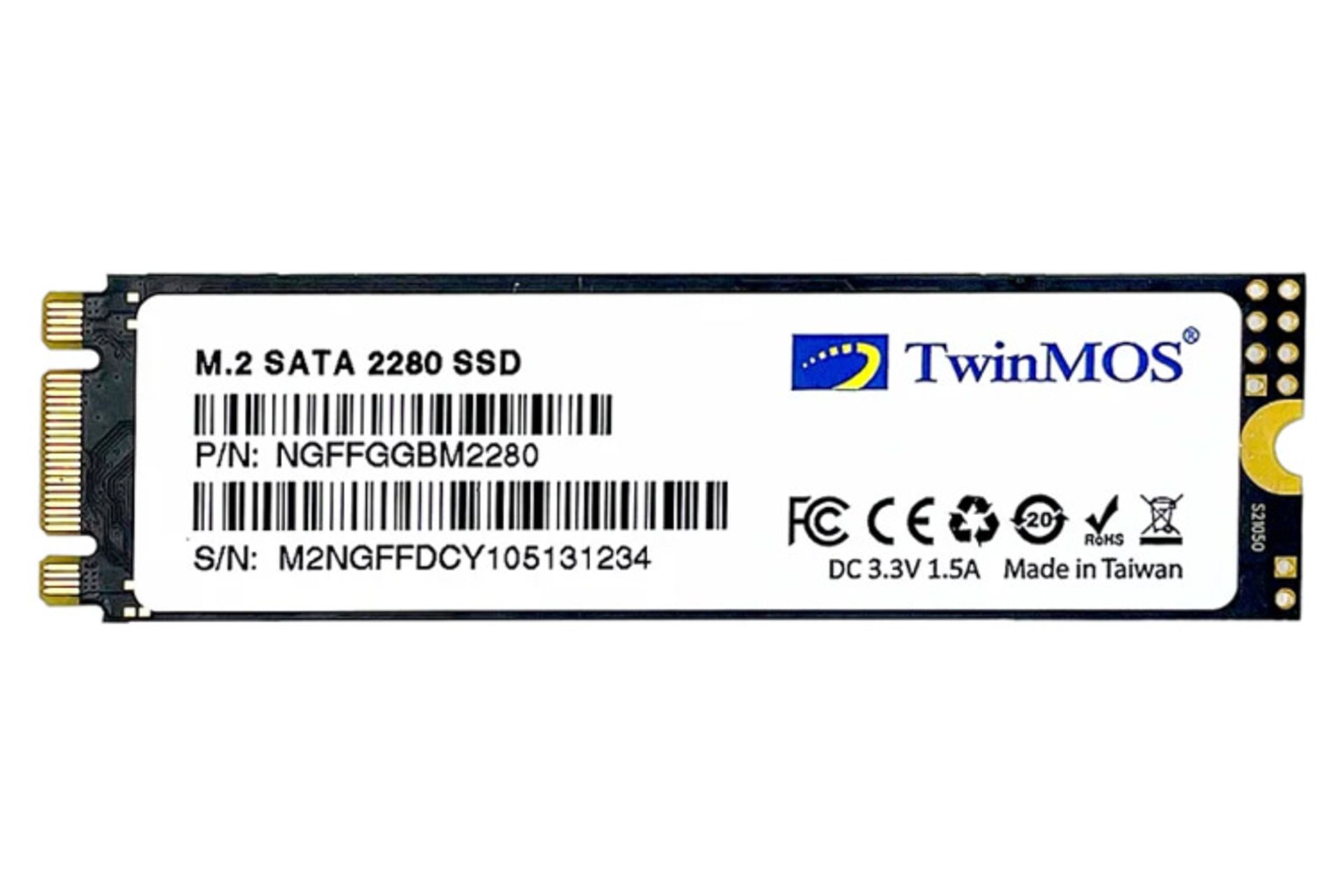 SSD توین موس SATA M.2 ظرفیت 256 گیگابایت