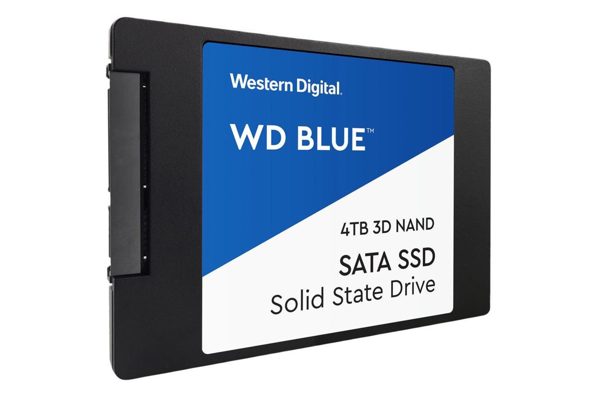 نمای چپ SSD وسترن دیجیتال Blue WDS400T2B0A SATA 2.5 Inch ظرفیت 4 ترابایت