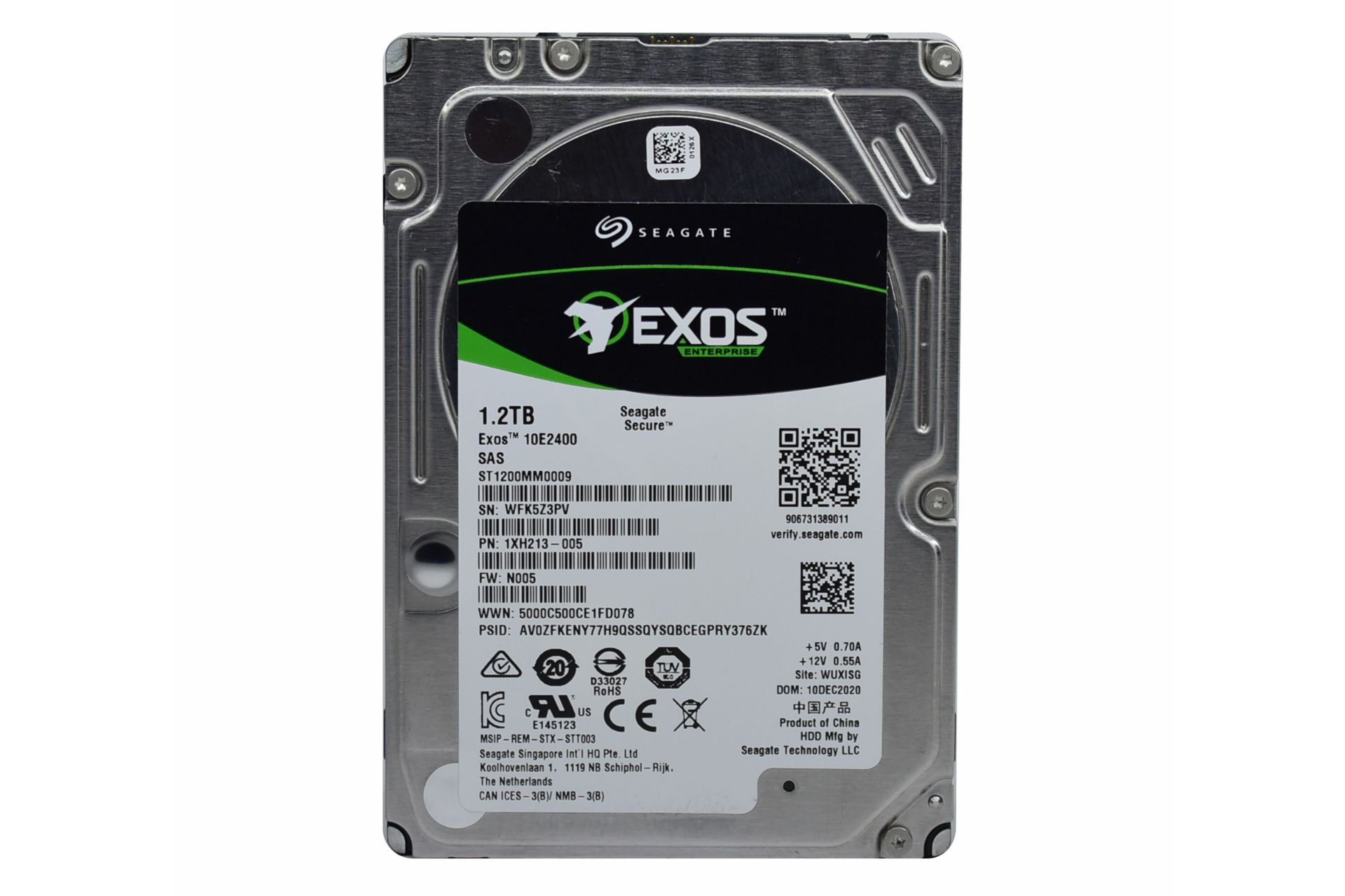 هارد دیسک سیگیت Exos 10E2400 ST1200MM0009 ظرفیت 1.2 ترابایت