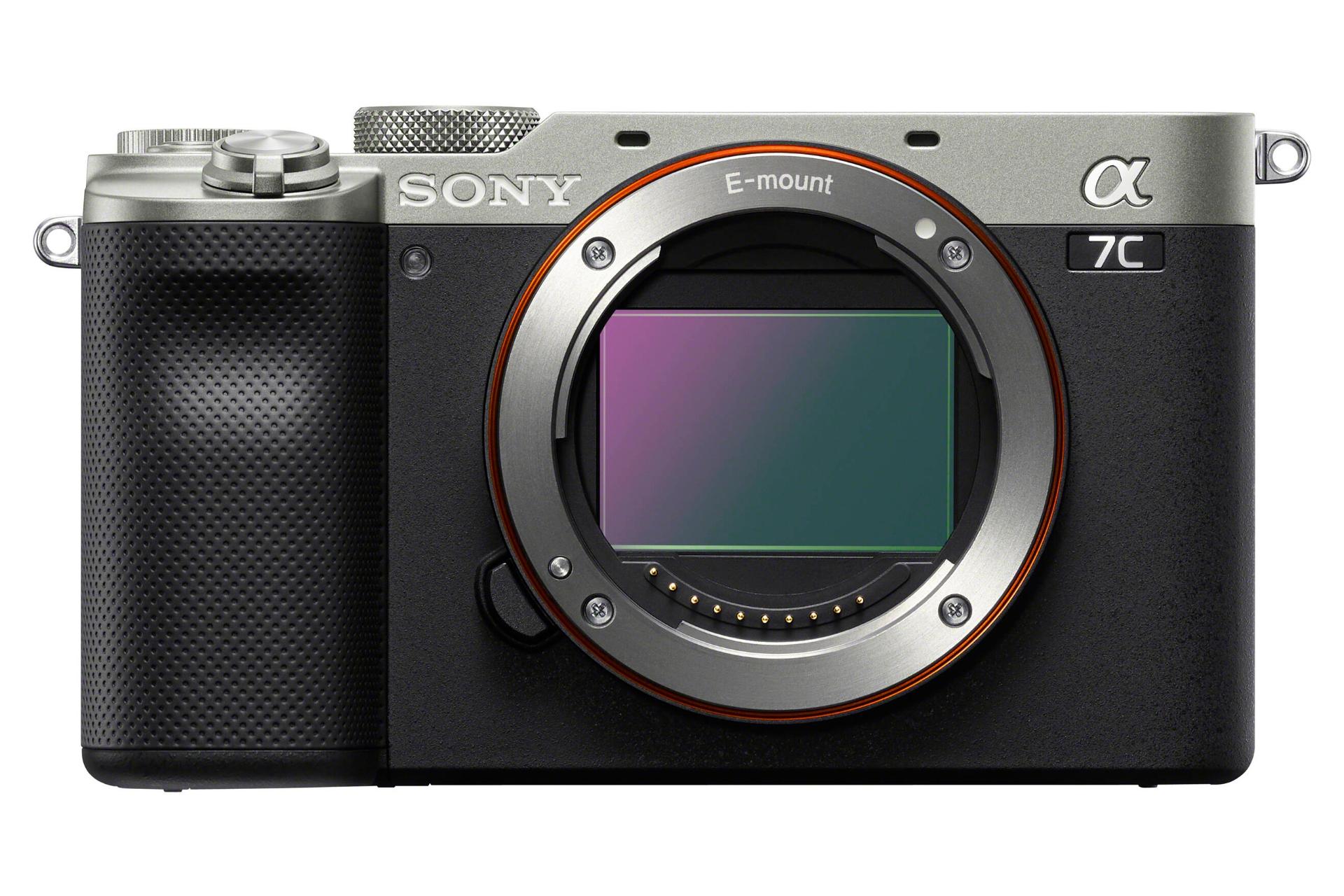 نمای روبرو دوربین عکاسی سونی آلفا Sony Alpha a7c