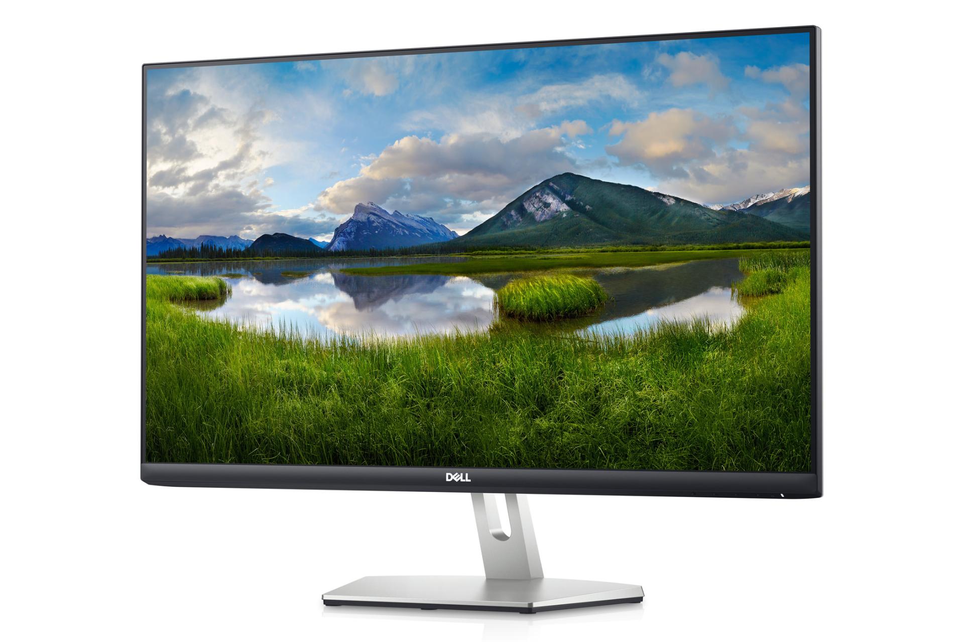 نمای جلو زاویه دار مانیتور دل 24 اینچ مدل S2421HN