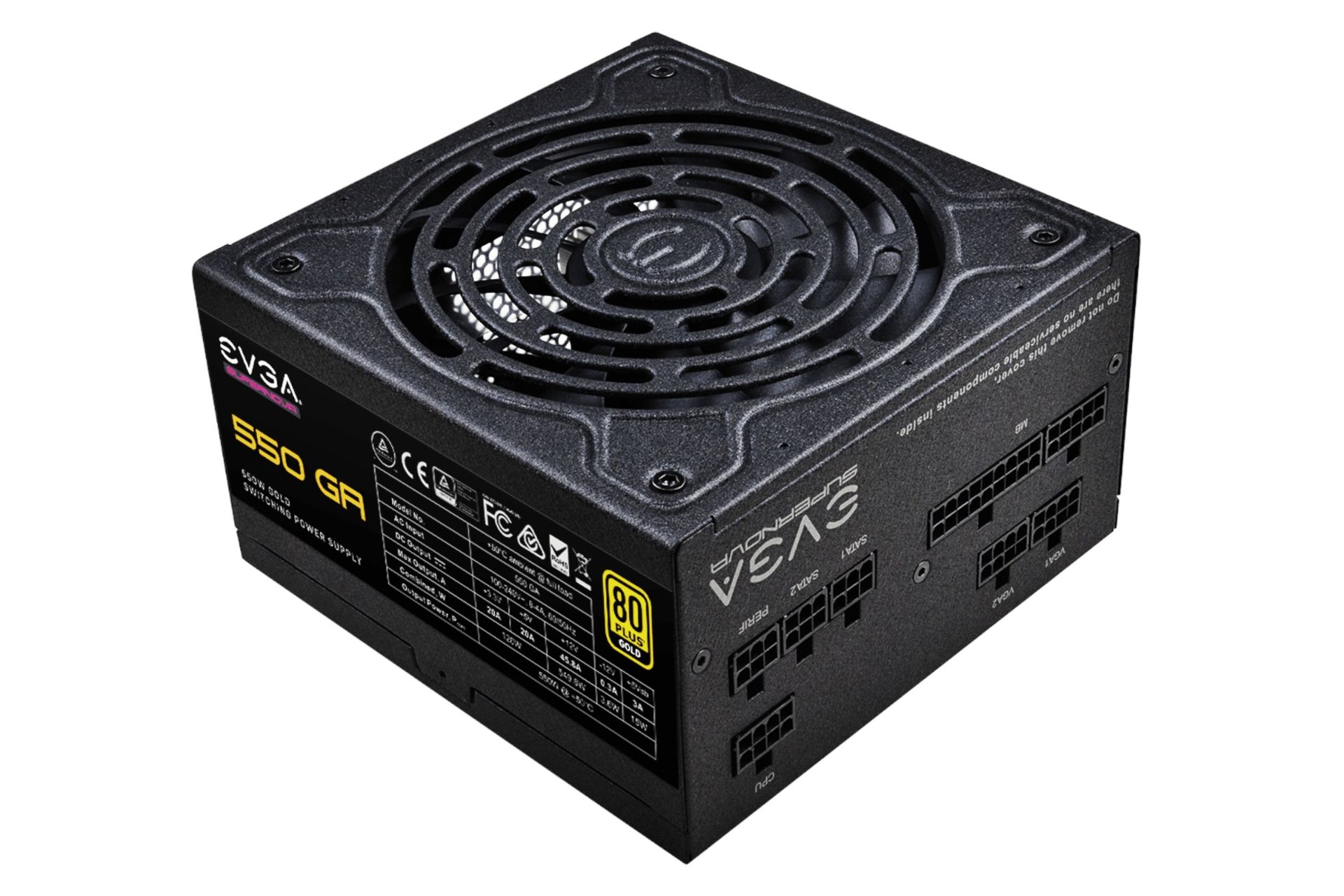 پاور کامپیوتر ای وی جی ای EVGA SuperNOVA 550 GA 550W با توان 550 وات