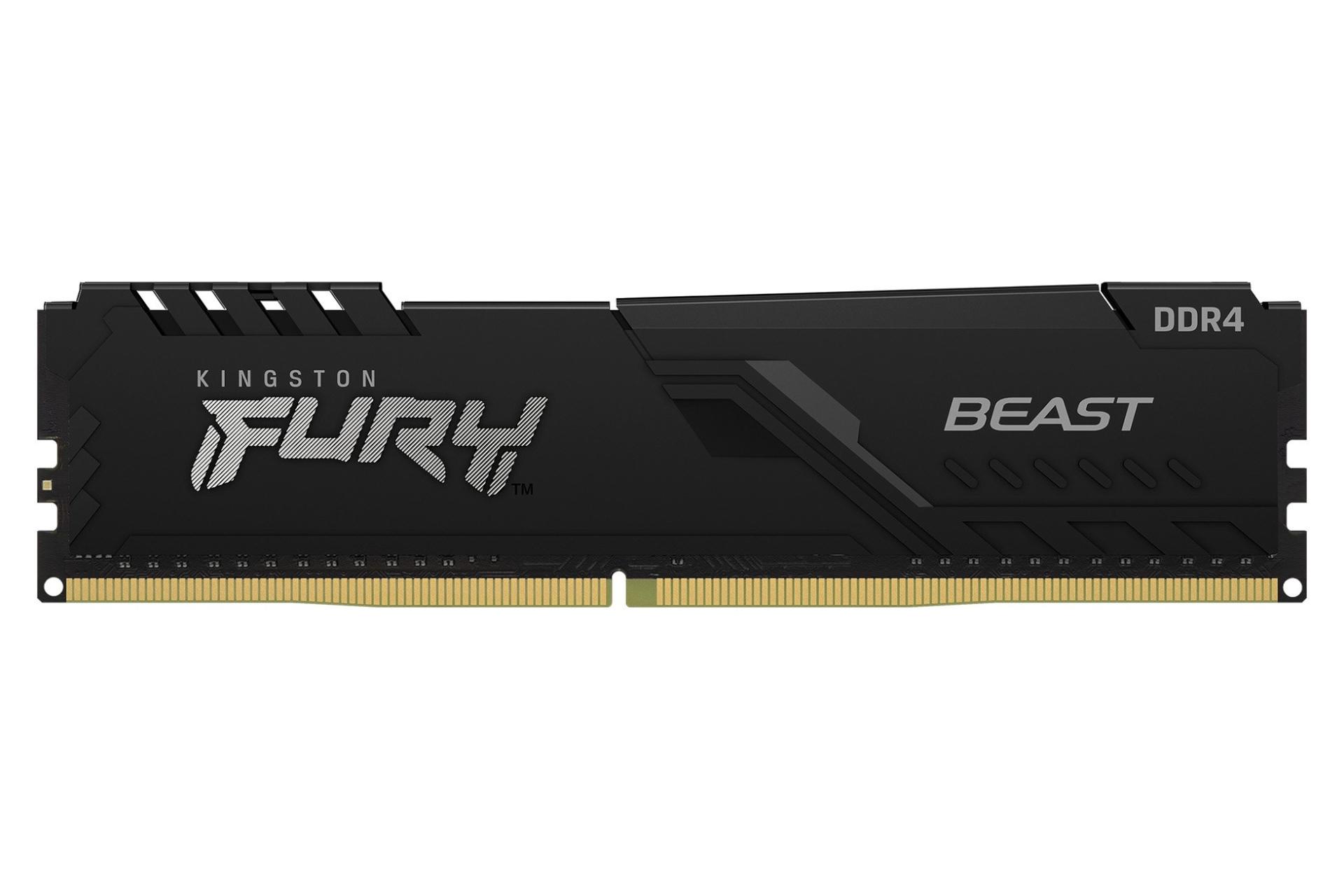 رم کینگستون Kingston Fury Beast 16GB DDR4-2666 CL16 ظرفیت 16 گیگابایت از نوع DDR4-2666