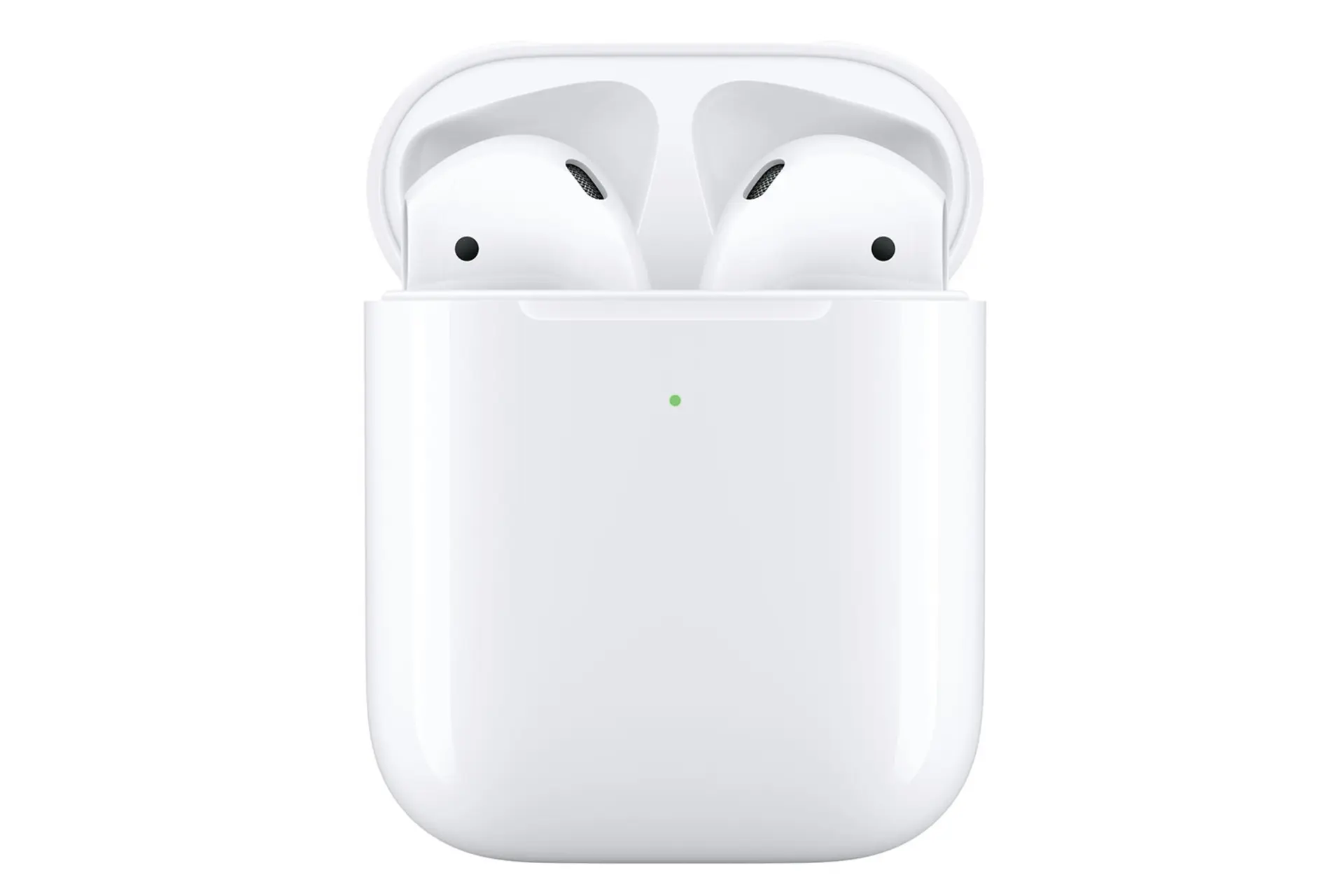 مرجع متخصصين ايران اپل ايرپادز نسل دوم / Apple AirPods 2nd Gen درون كيس و چراغ شارژ