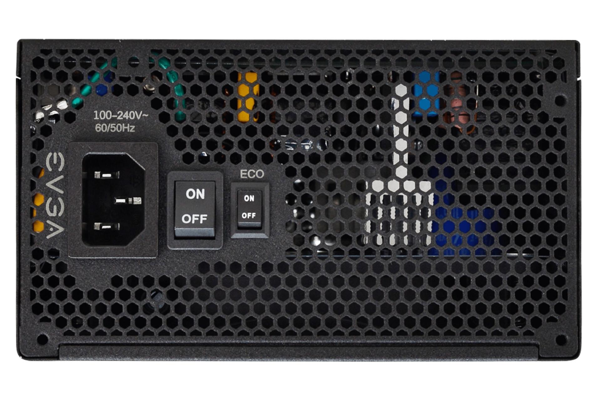 کلید پاور پاور کامپیوتر ای وی جی ای EVGA SuperNOVA 550 GA 550W با توان 550 وات