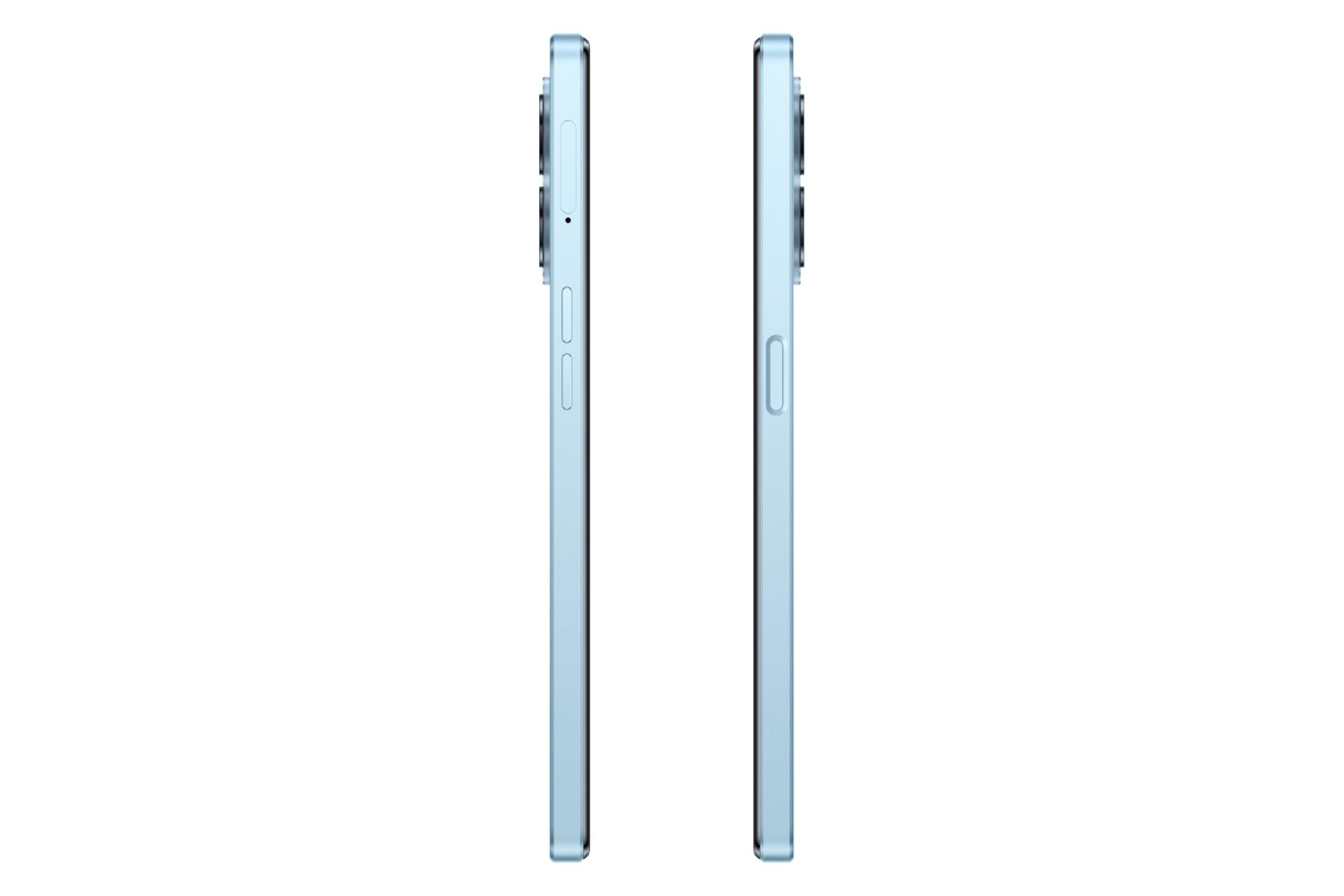 نمای جانبی گوشی موبایل K10 اوپو 5G نسخه گلوبال / Oppo K10 5G Global آبی