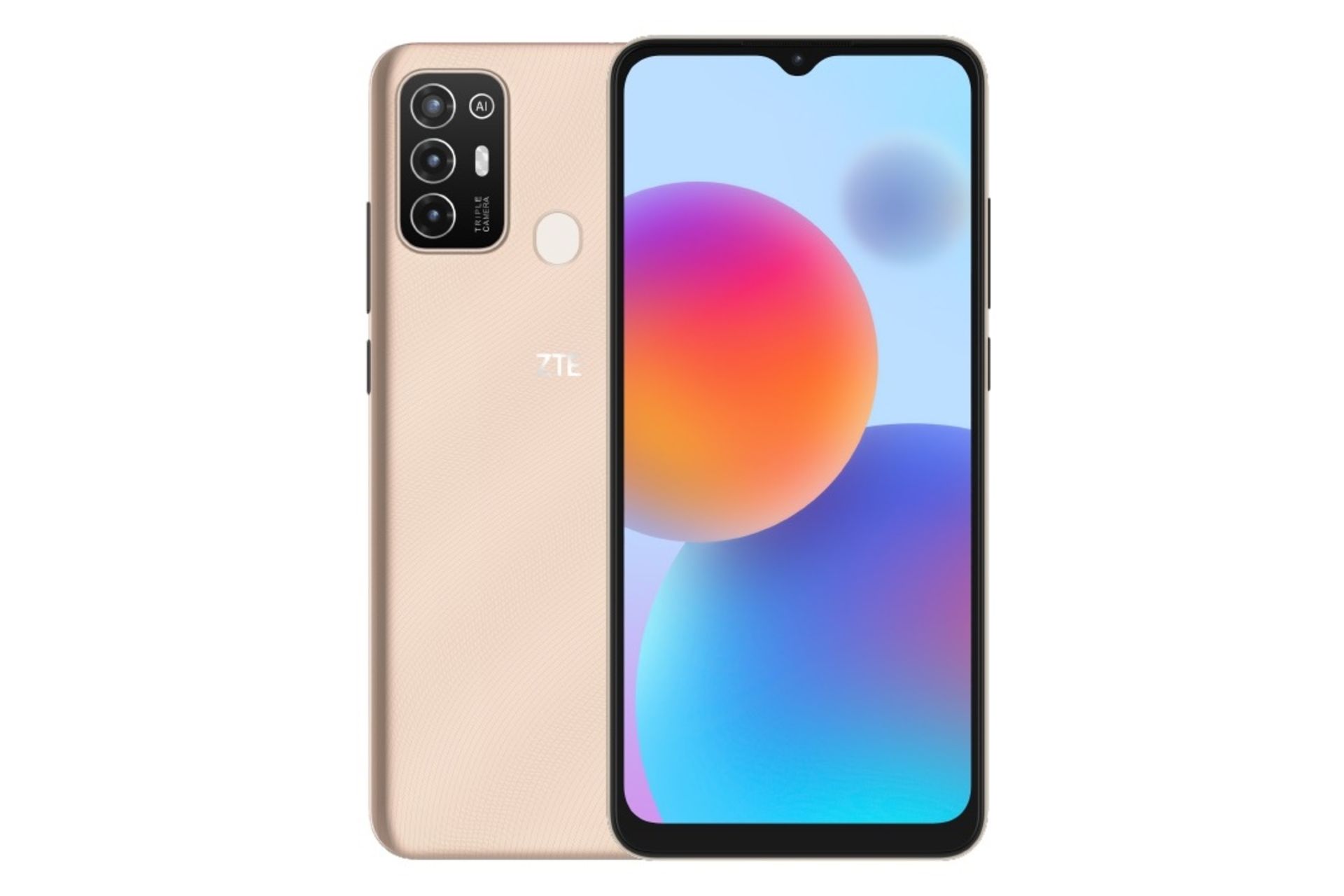 گوشی موبایل بلید A52 زد تی ای / ZTE Blade A52 طلایی