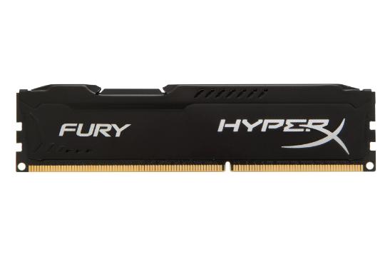 نمای جلو رم هایپر ایکس Fury ظرفیت 4 گیگابایت از نوع DDR3-1866