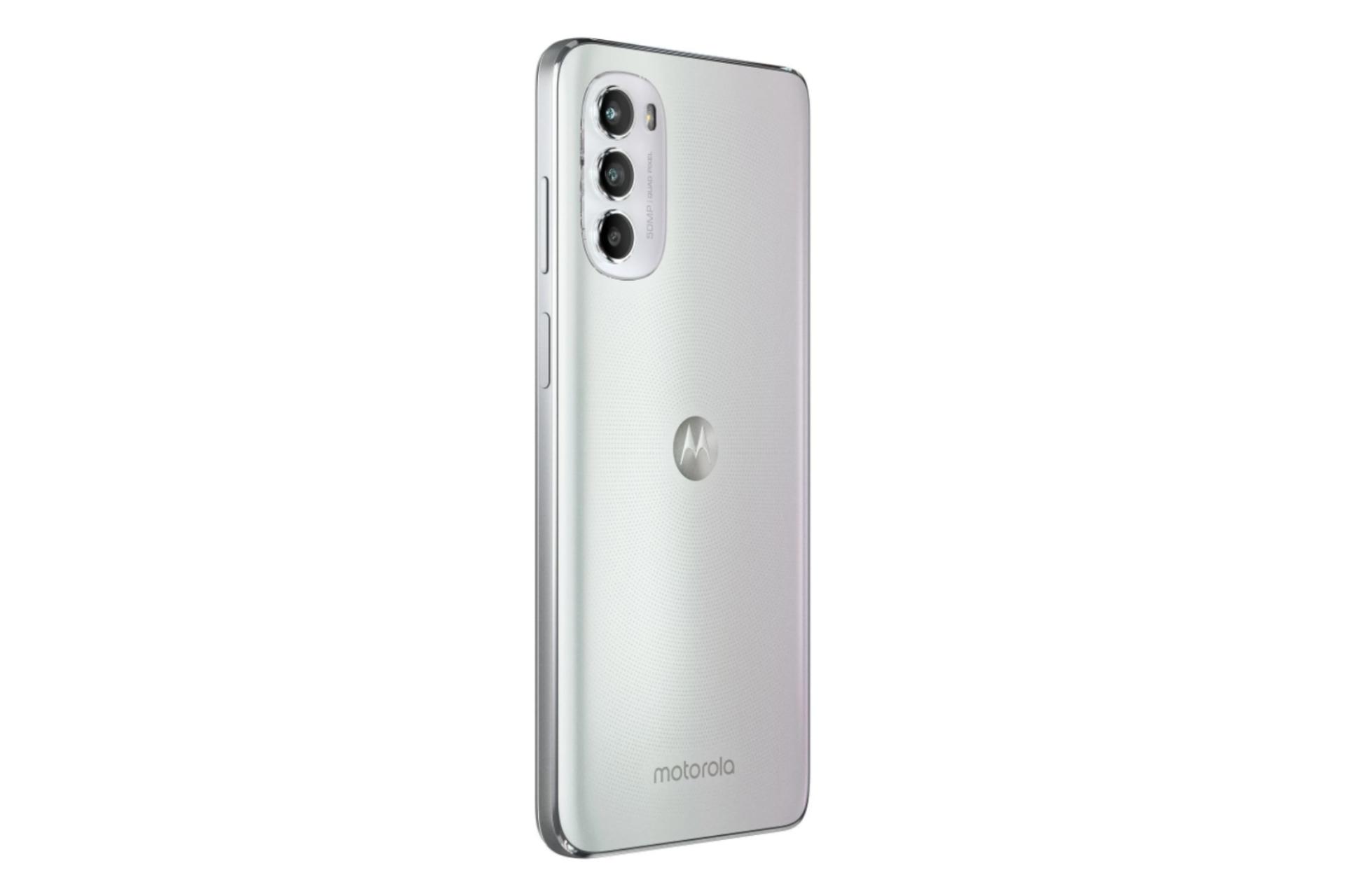 نمای جانبی گوشی موبایل موتو G82 موتورولا / Motorola Moto G82 سفید