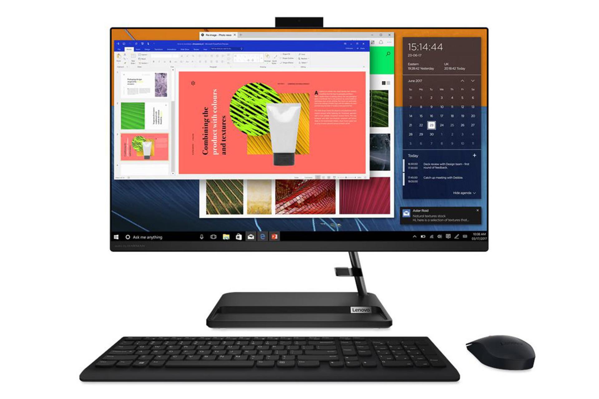 نمای روبرو کامپیوتر آل این وان All in One Lenovo IdeaCentre AIO 3 27ITL6