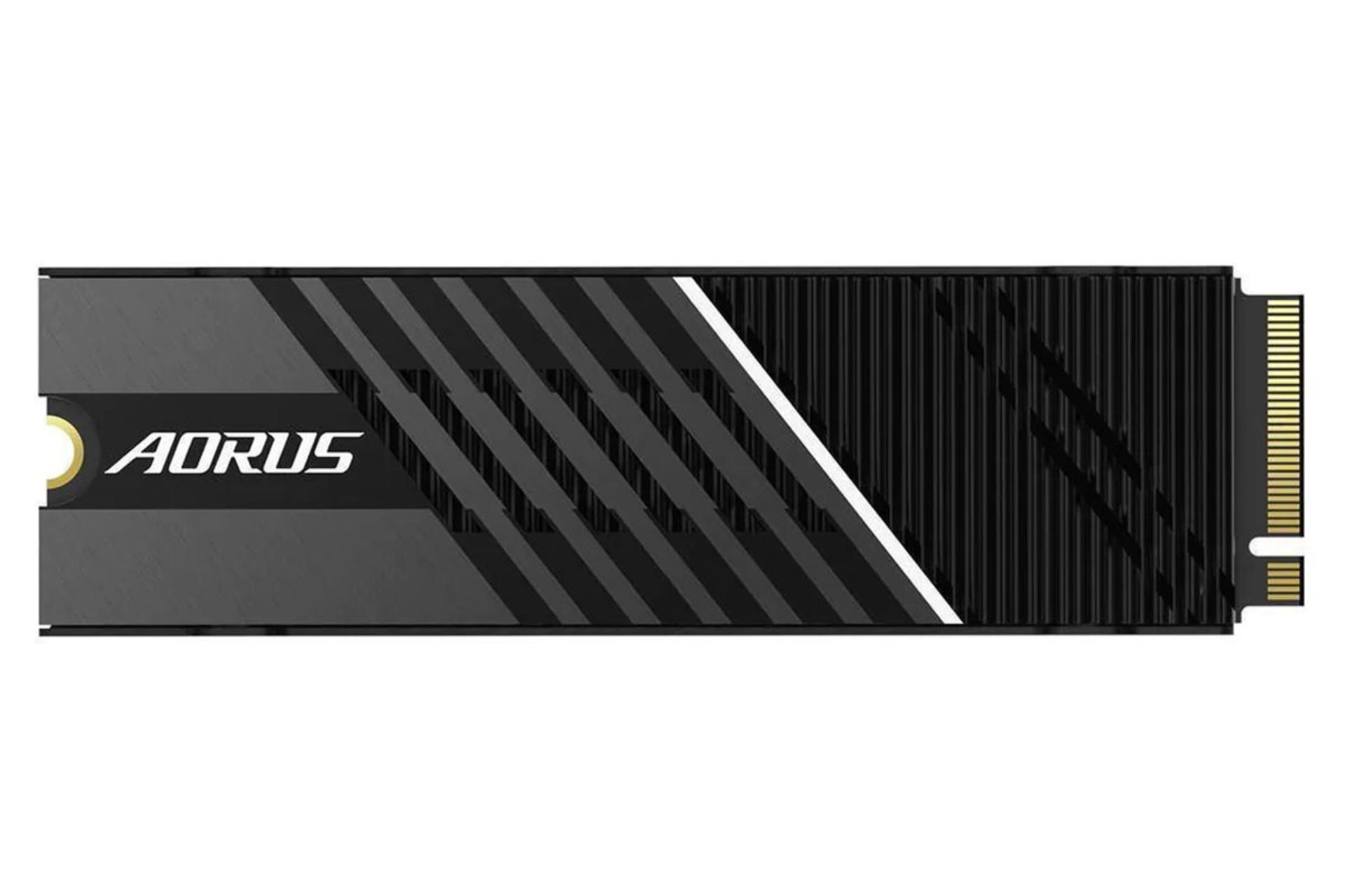 نمای روبرو SSD گیگابایت AORUS Gen4 NVMe M.2