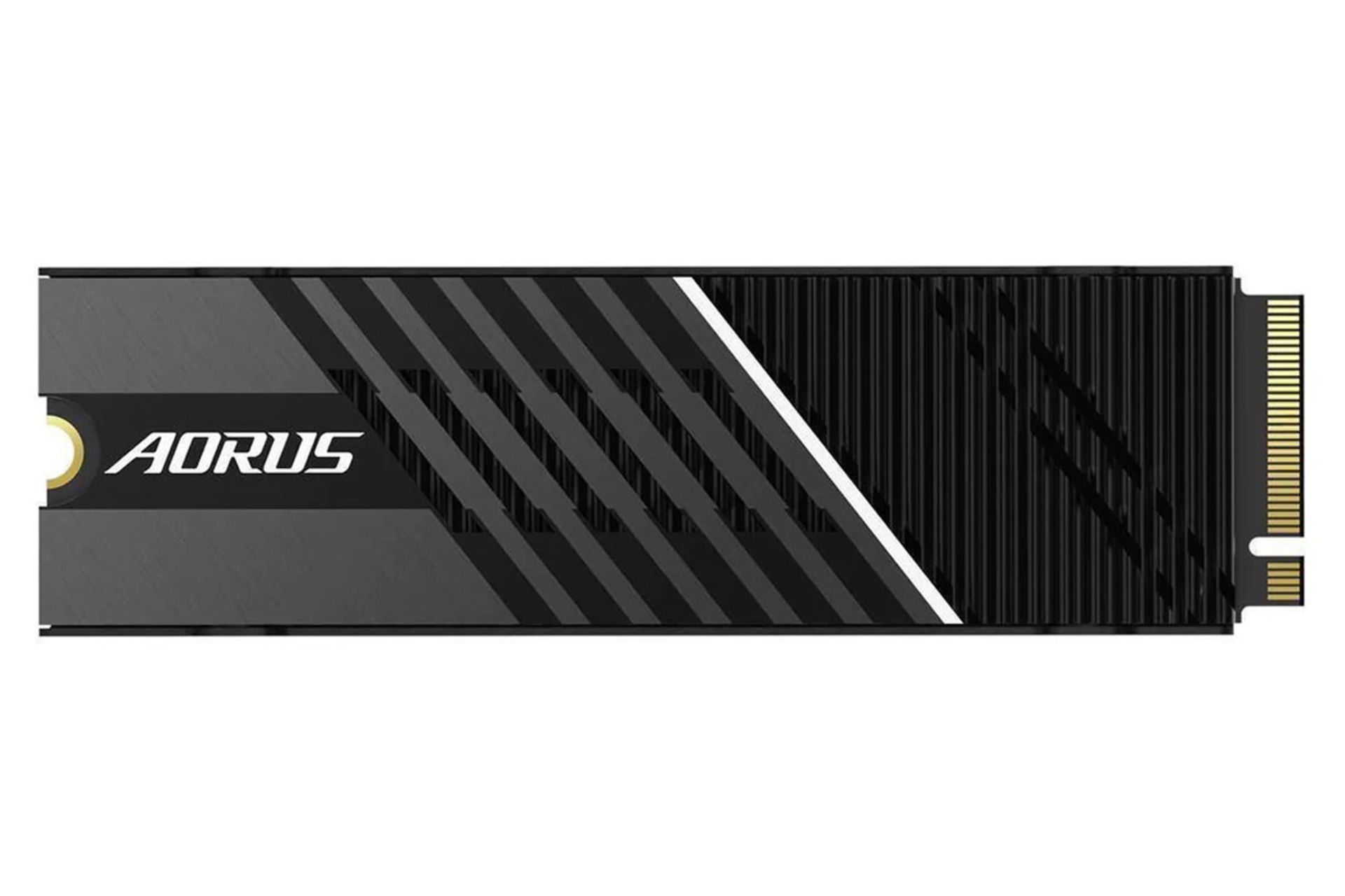 نمای روبرو SSD گیگابایت AORUS Gen4 NVMe M.2