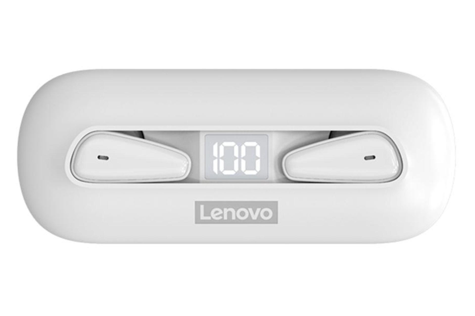 محفظه شارژ ایرباد بی سیم لنوو Lenovo Thinkplus Pods XT95 سفید