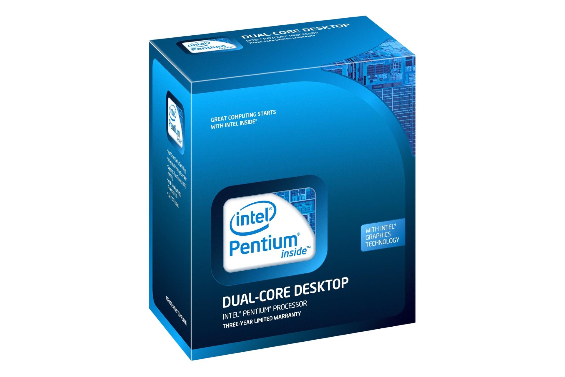 جعبه پردازنده اینتل پنتیوم Intel Pentium E5400