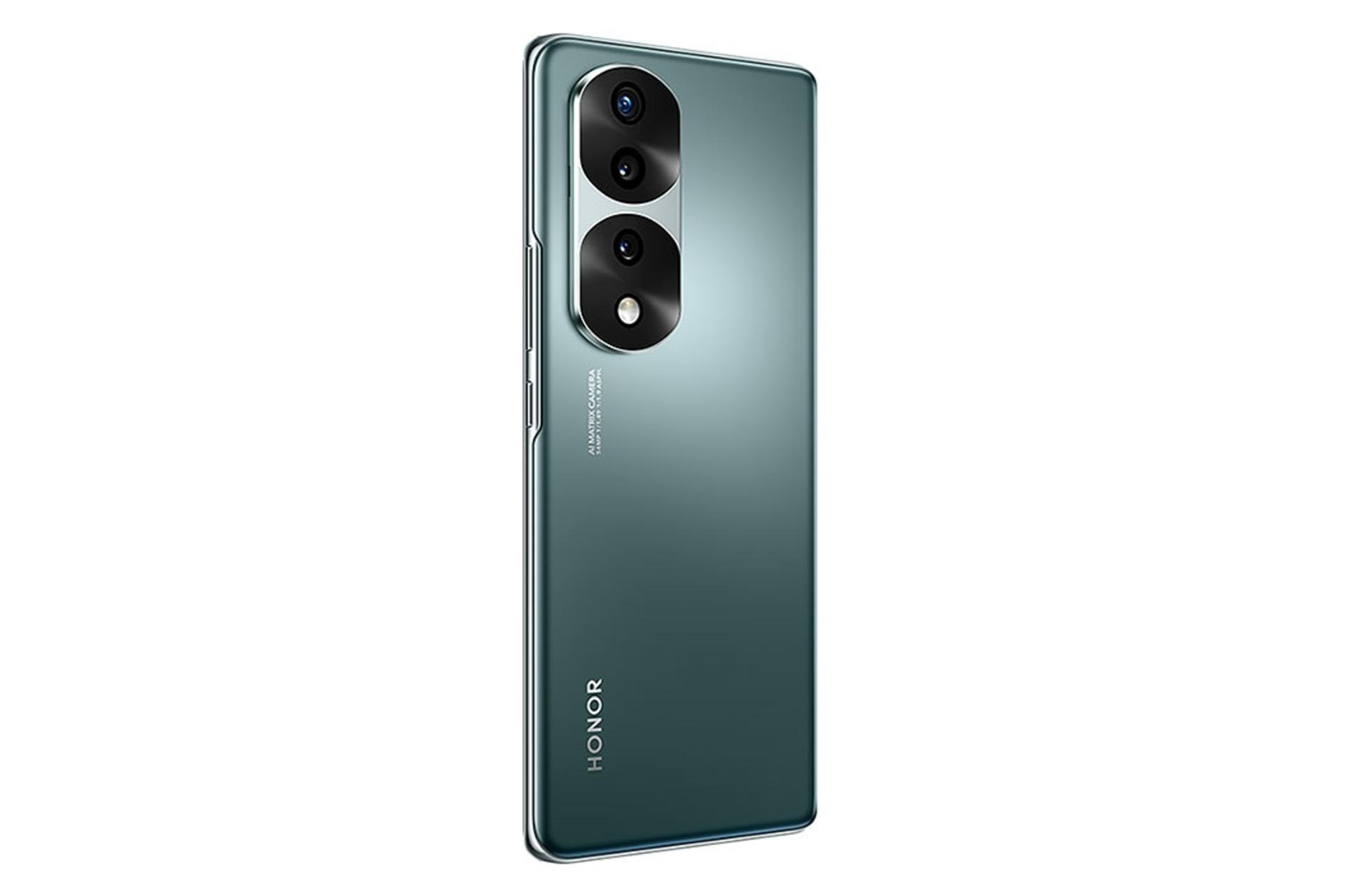 نمای جانبی گوشی موبایل آنر 70 پرو پلاس / HONOR 70 Pro Plus سبز