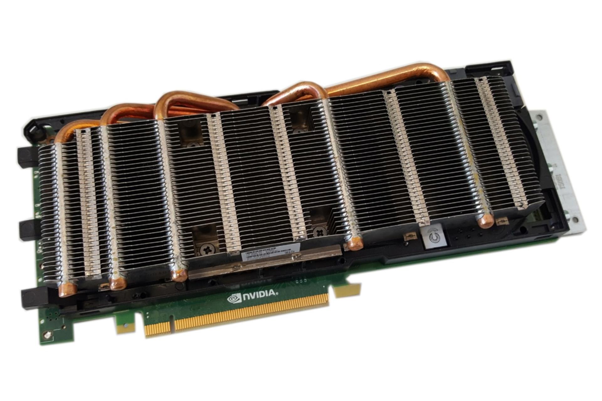 نمای کناری کارت گرافیک انویدیا NVIDIA Tesla M2050