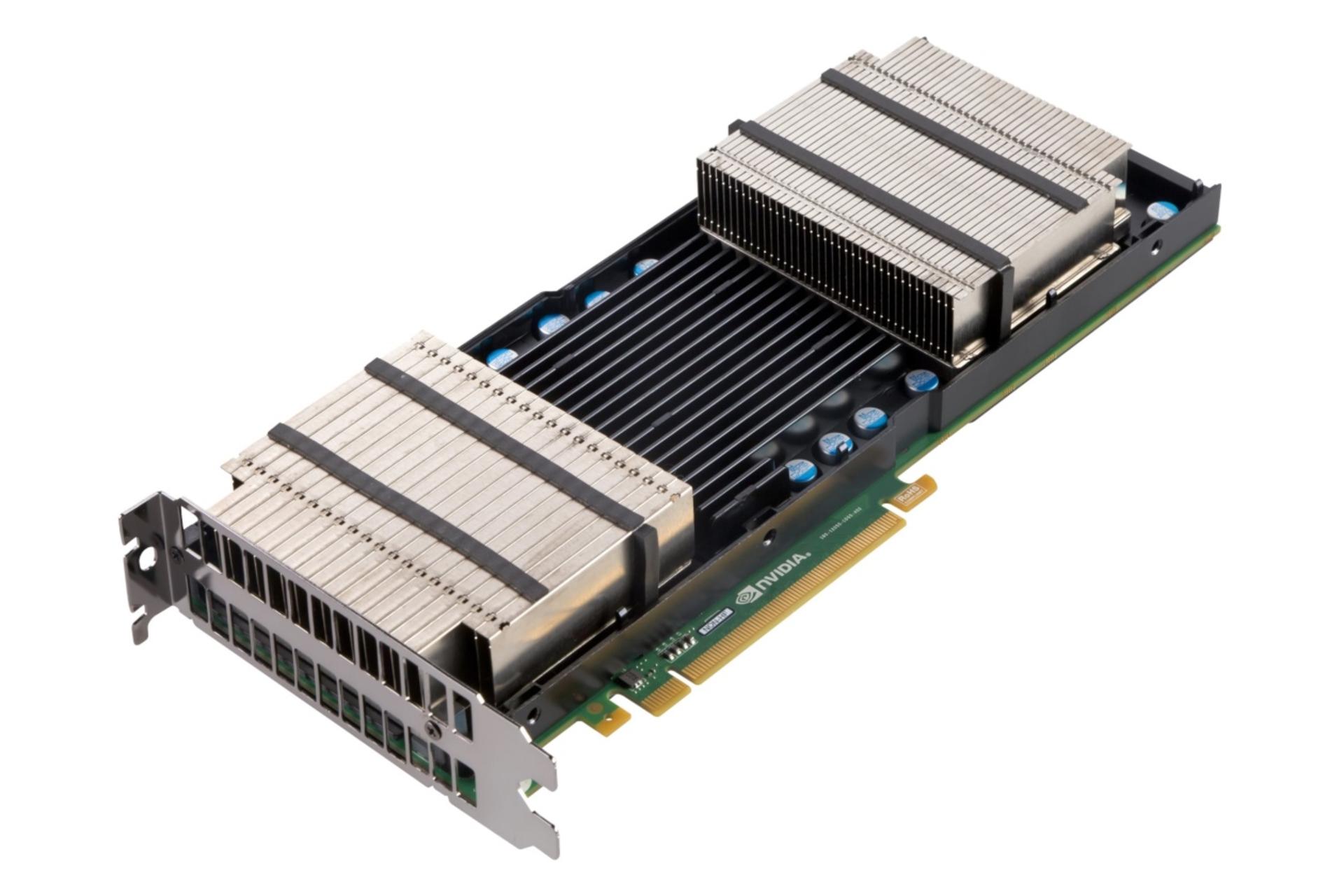 نمای جانبی کارت گرافیک انویدیا NVIDIA Tesla K10