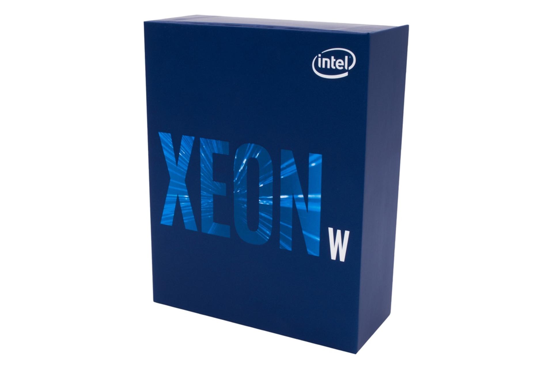 نمای راست جعبه پردازنده اینتل Intel Xeon W