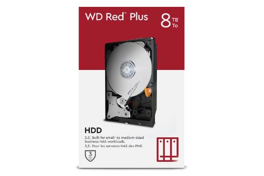 جعبه هارد دیسک وسترن دیجیتال Western Digital Red WD80EFBX 3.5 Inch 8TB ظرفیت 8 ترابایت