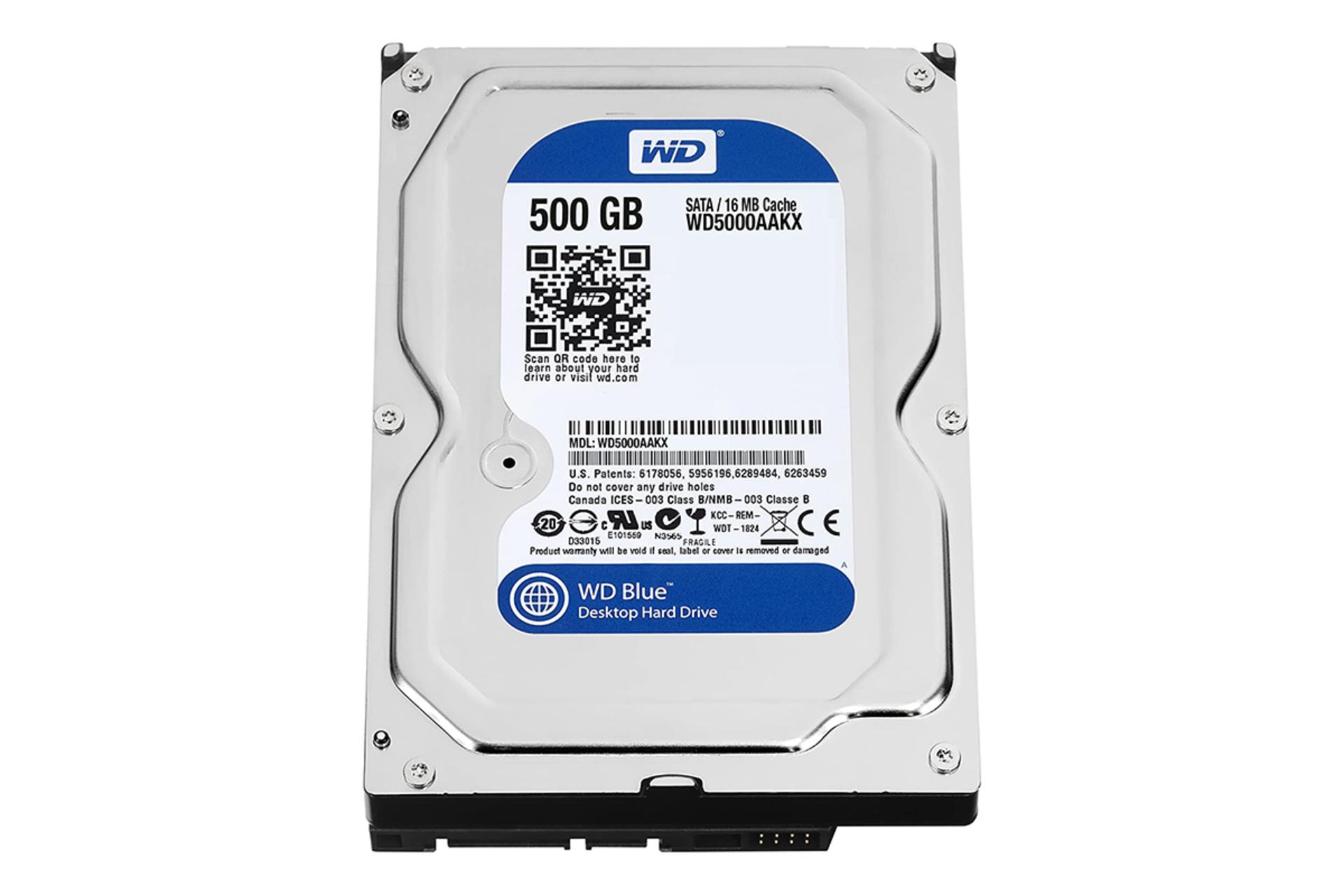 وسترن دیجیتال Blue WD5000AAKX ظرفیت 500 گیگابایت / Western Digital Blue WD5000AAKX 500GB