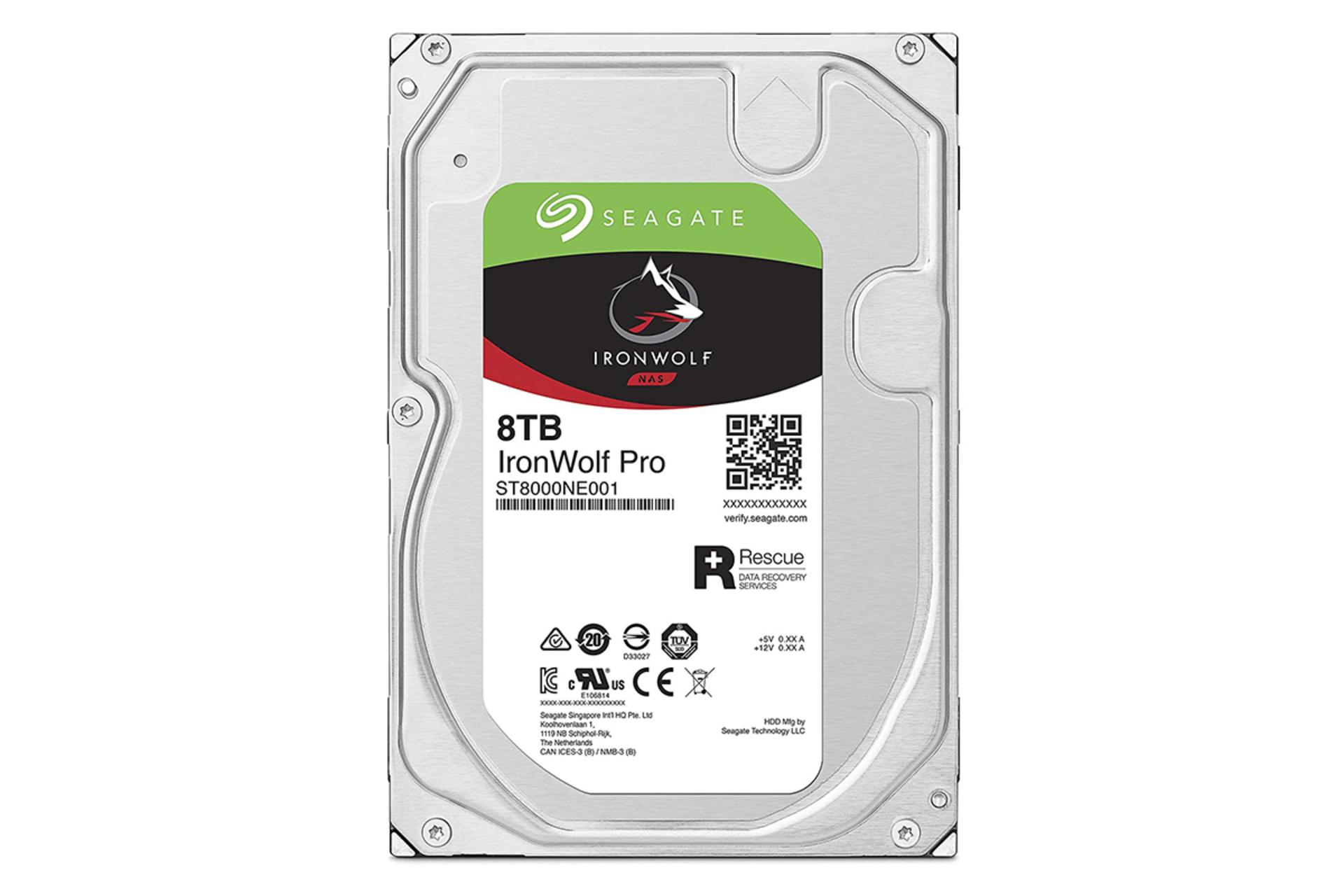 سیگیت IronWolf Pro ST8000NE001 ظرفیت 8 ترابایت / Seagate IronWolf Pro ST8000NE001 8TB