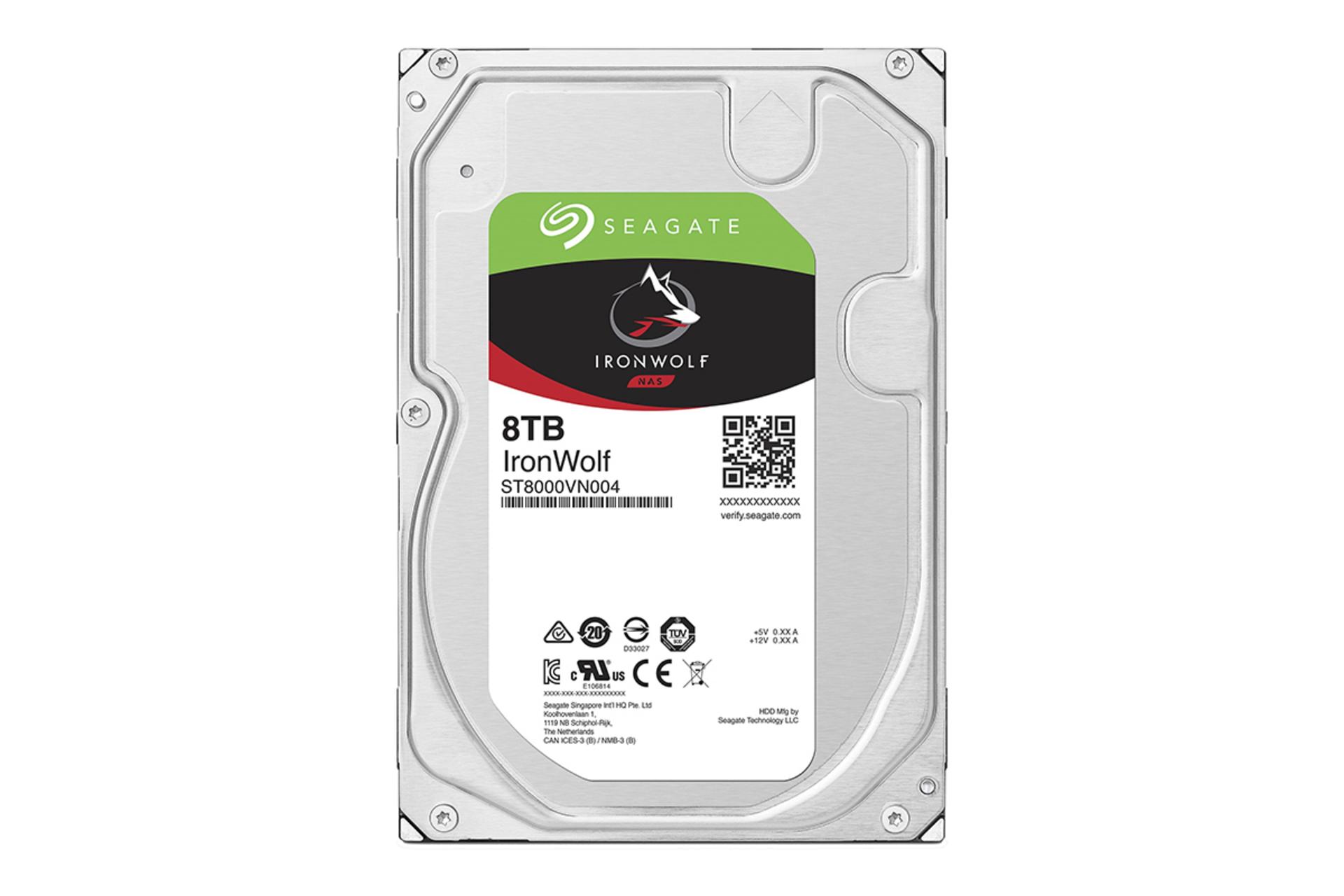 سیگیت IronWolf ST8000VN004 ظرفیت 8 ترابایت / Seagate IronWolf ST8000VN004 8TB