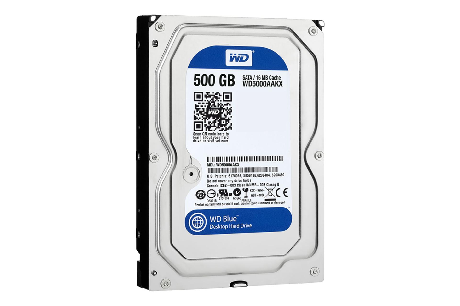 وسترن دیجیتال Blue WD5000AAKX ظرفیت 500 گیگابایت / Western Digital Blue WD5000AAKX 500GB