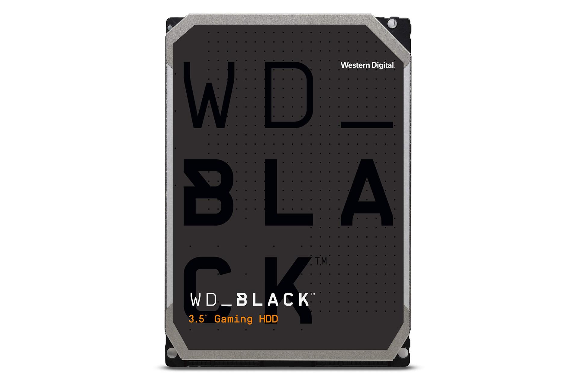 نمای روبرو هارد دیسک وسترن دیجیتال Black WD101FZBX ظرفیت 10 ترابایت
