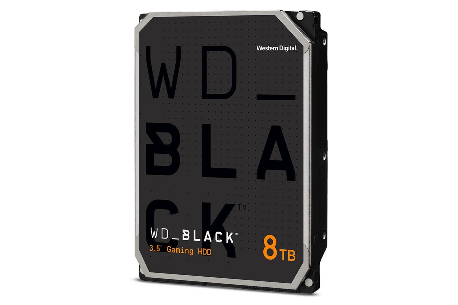 نمای جانبی هارد دیسک وسترن دیجیتال Black WD8001FZBX ظرفیت 8 ترابایت