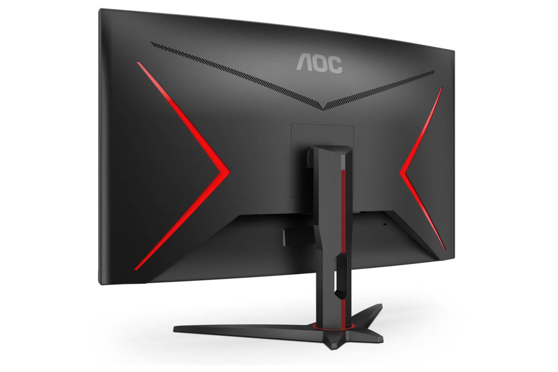 نمای پشت مانیتور ای او سی 32 اینچ مدل C32G2ZE رنگ مشکی