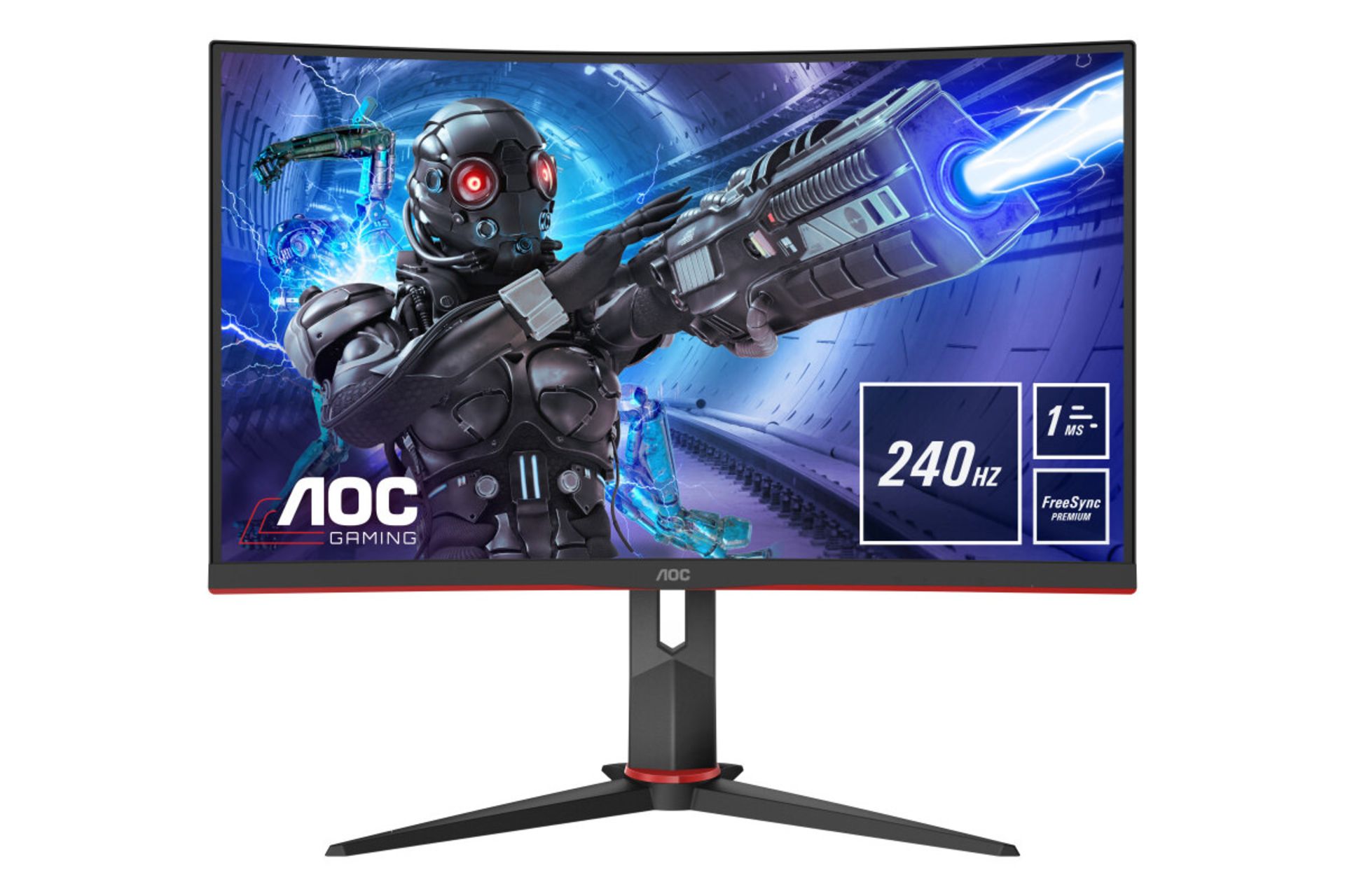 نمای جلو مانیتور ای او سی 32 اینچ مدل C32G2ZE رنگ مشکی