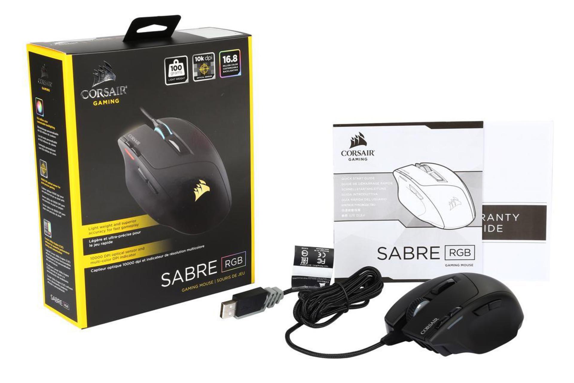 ماوس کورسیر Sabre RGB