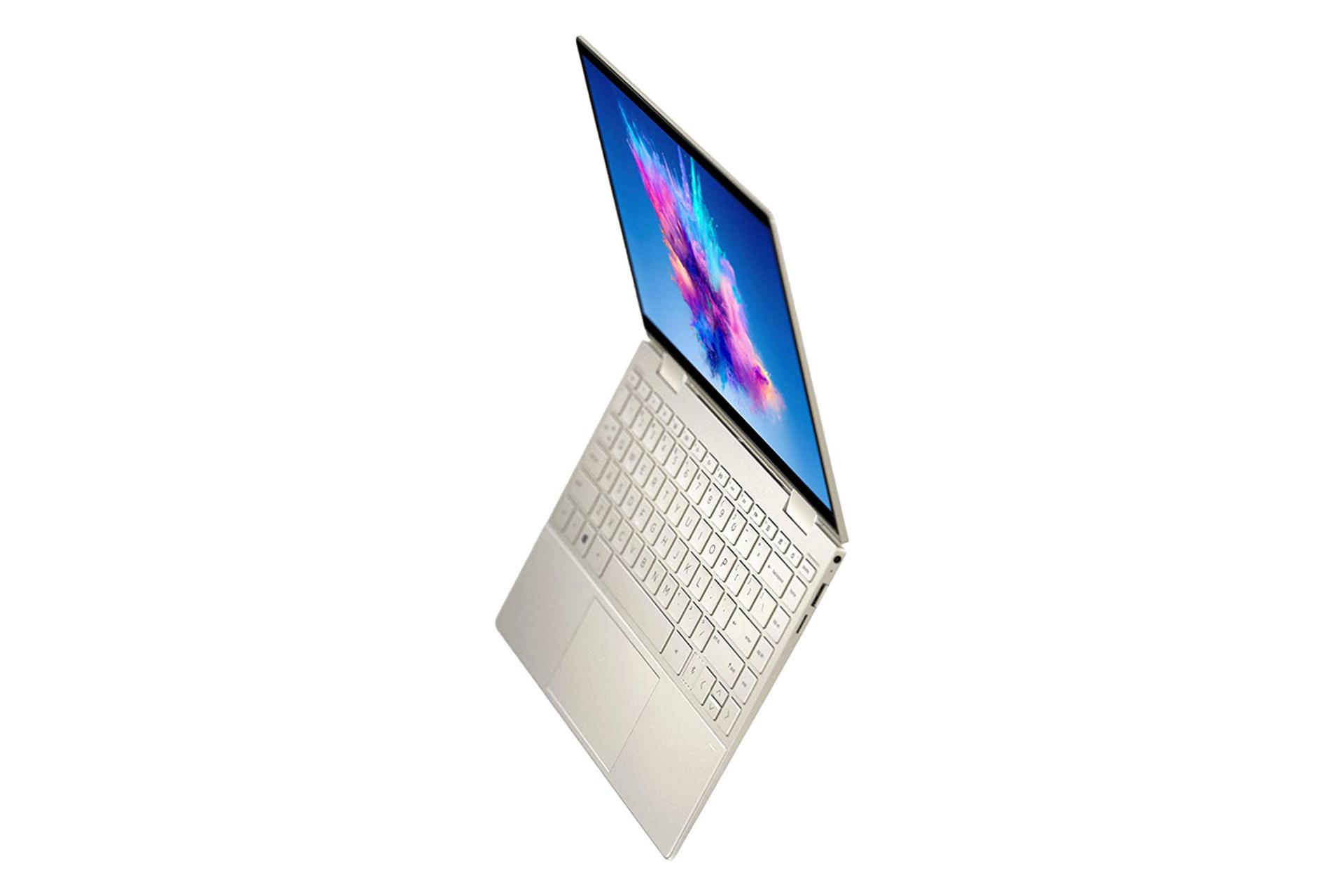 لپ تاپ اچ پی انوی X360 Convert 13m-bd1033dx از نمای کنار و نمایش پورت ها