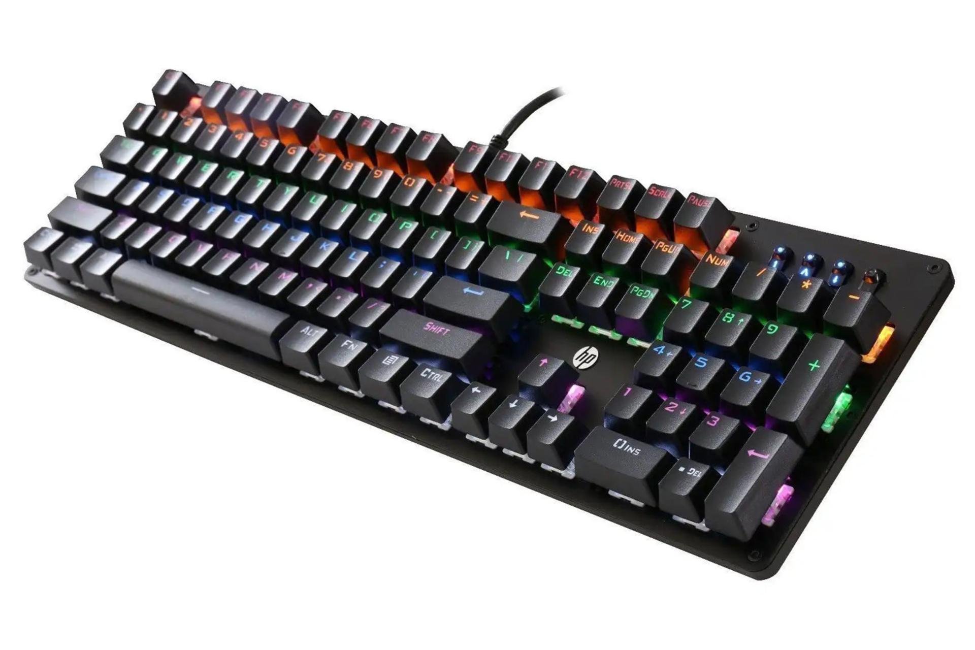 نمای راست کیبورد اچ پی GK100