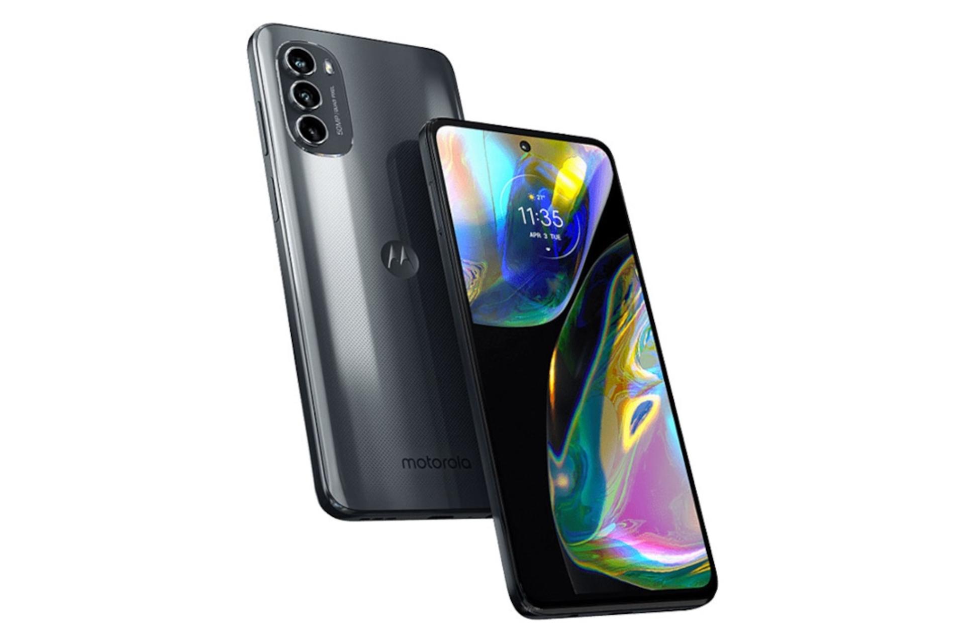 گوشی موبایل موتو G71s موتورولا / Motorola Moto G71s خاکستری تیره