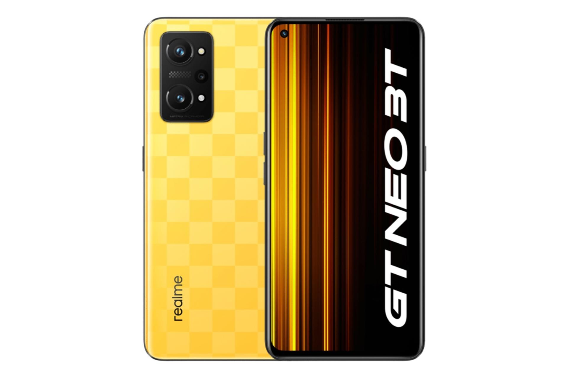 گوشی موبایل ریلمی Realme GT Neo 3T زرد