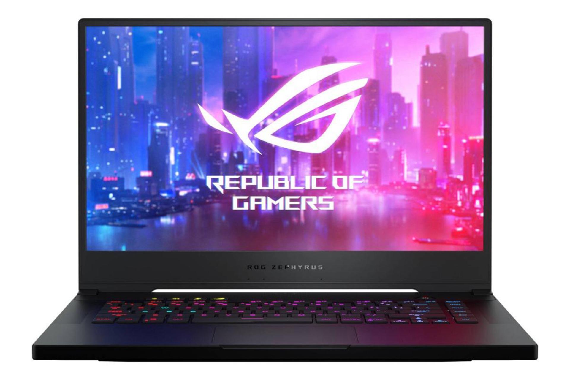 لپ تاپ ایسوس راگ زفیروس اس gx502gv از نمای جلو