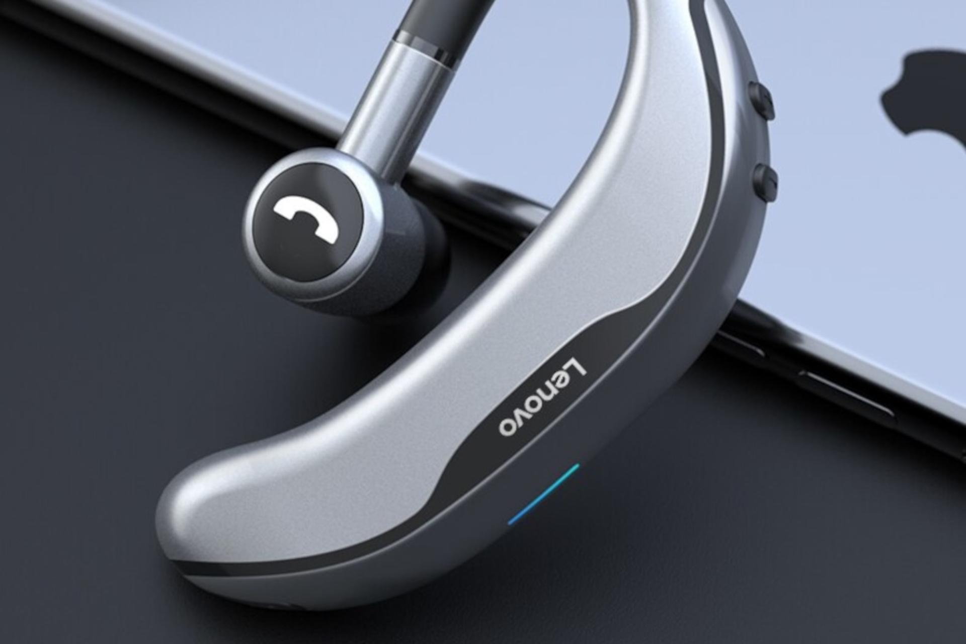 نمای جانبی ایرباد بی سیم لنوو Lenovo BH1