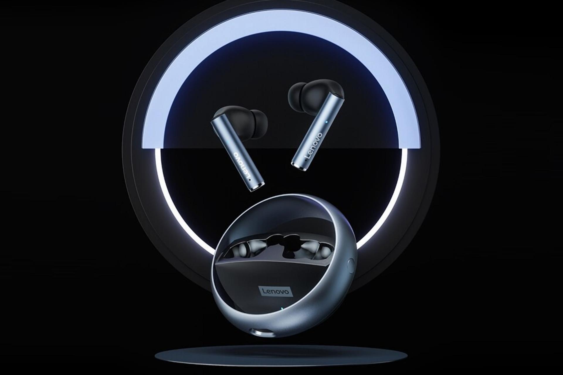 محفظه شارژ ایرباد بی سیم لنوو Lenovo LivePods LP60