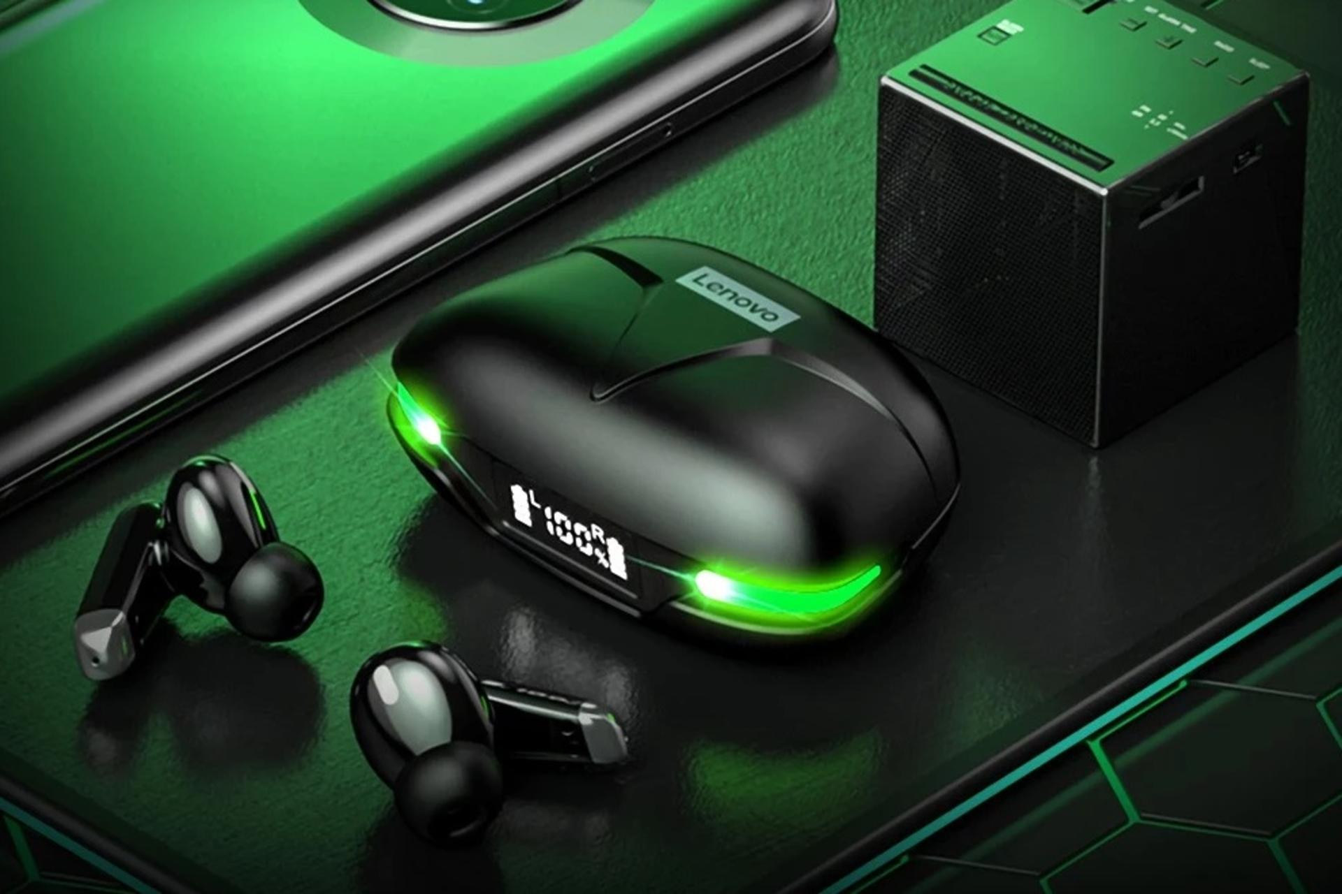 محفظه شارژ ایرباد بی سیم لنوو Lenovo ThinkPlus LivePods GM3