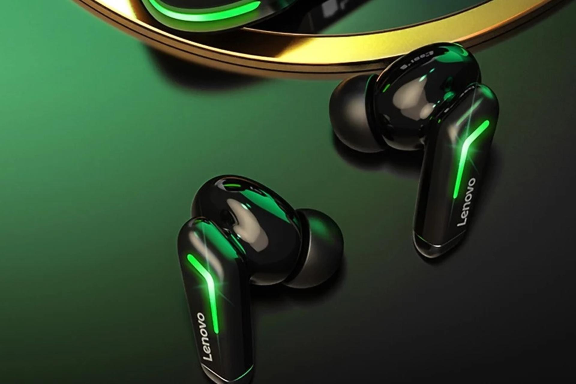 نمای بالا ایرباد بی سیم لنوو Lenovo ThinkPlus LivePods GM3