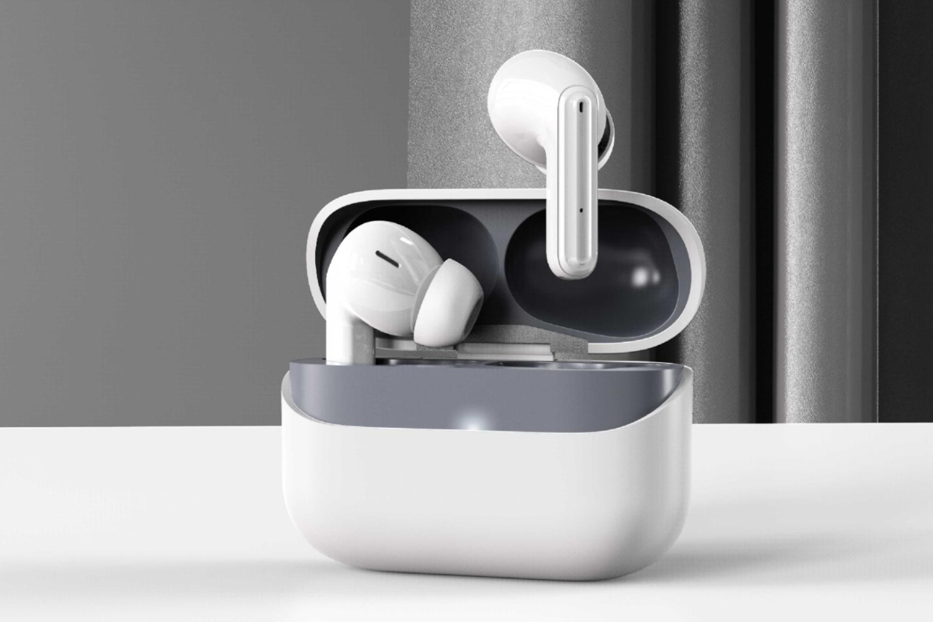 نمای راست ایرباد بی سیم موکسوم Moxom MX-TW04 ANC Arhina Wireless Buds