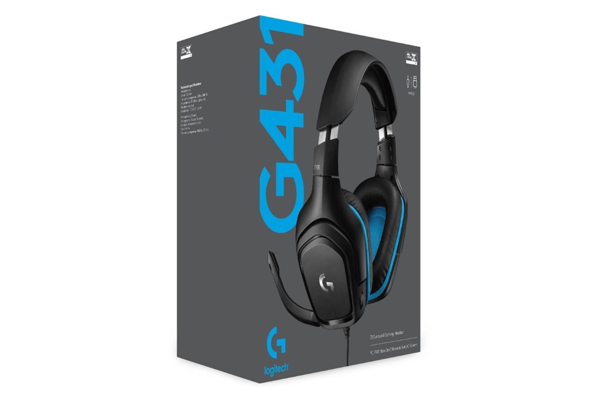 جعبه هدست گیمینگ لاجیتک Logitech G431