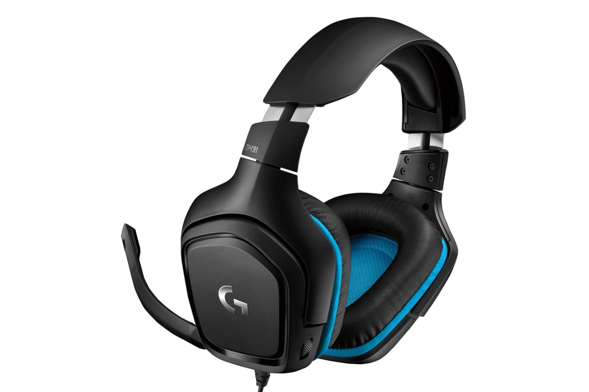 نمای کناری هدست گیمینگ لاجیتک Logitech G431